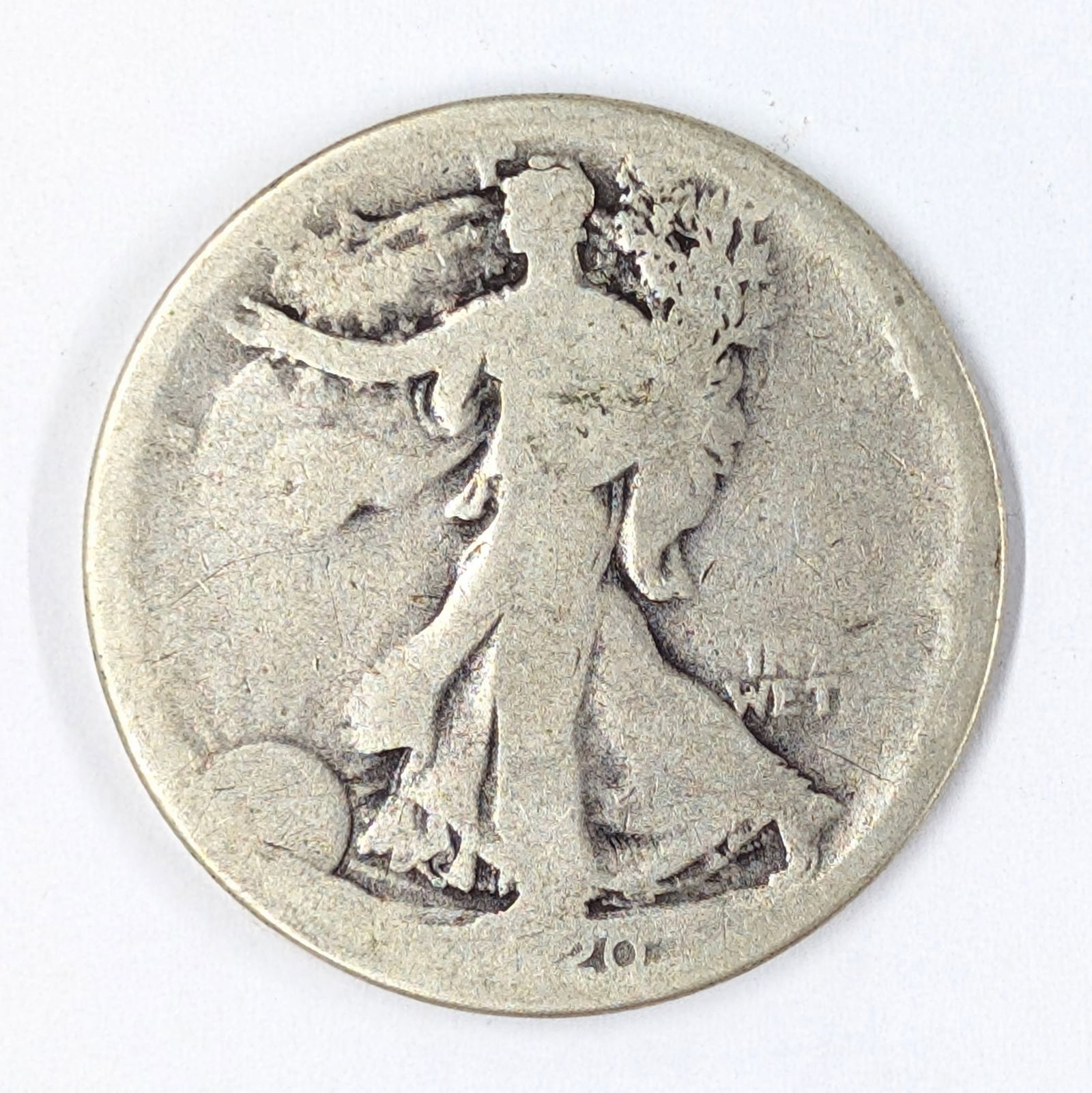 1920-S Silver Walking Liberty Half Dollar - Semi-Key: Silver
