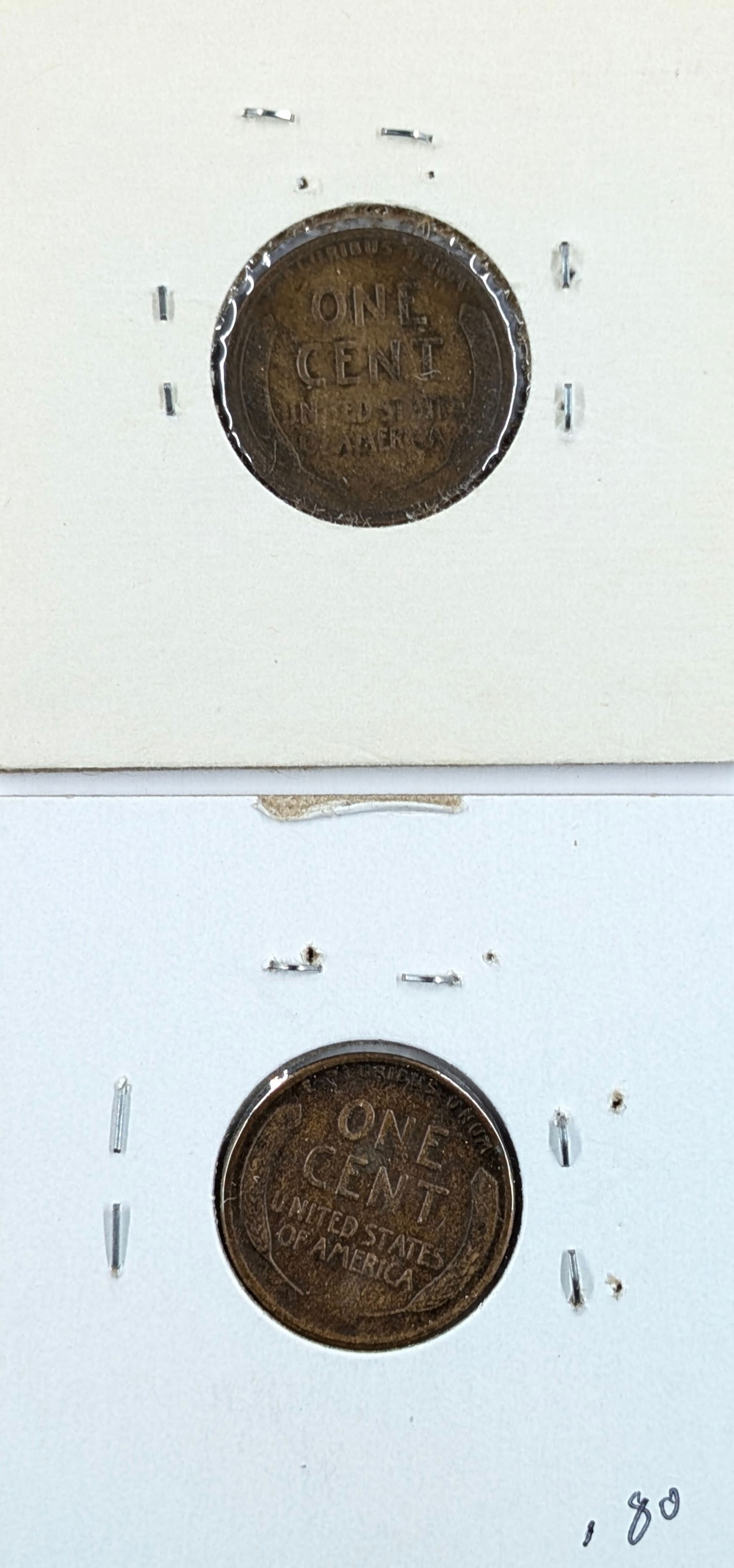 Lot of 2 Wheat Cents - 1924-S, 1925-S - 2