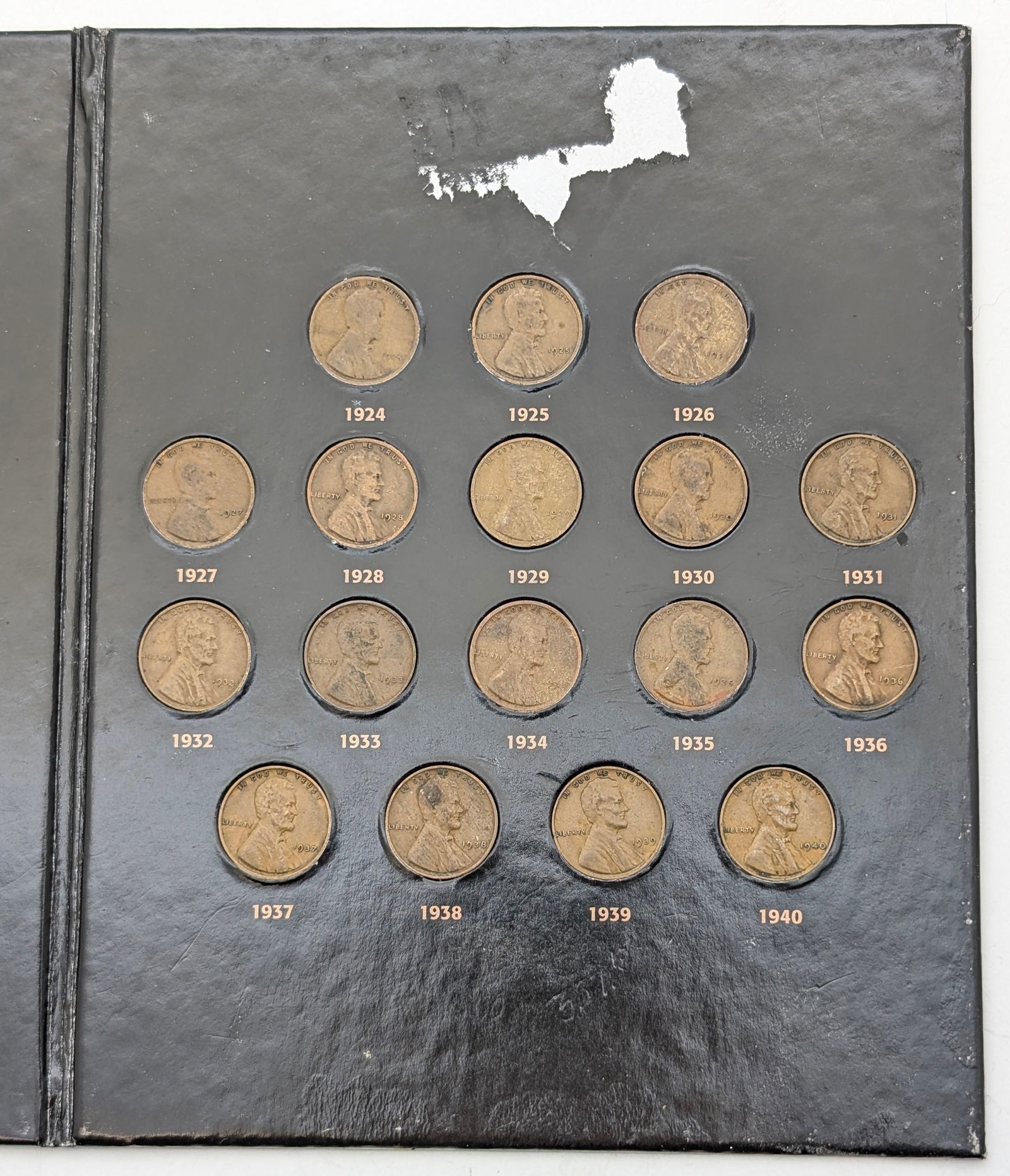Lincoln Historic Beginning Coin Collection Book 1909-1940 w/ all 31 cents! - 3