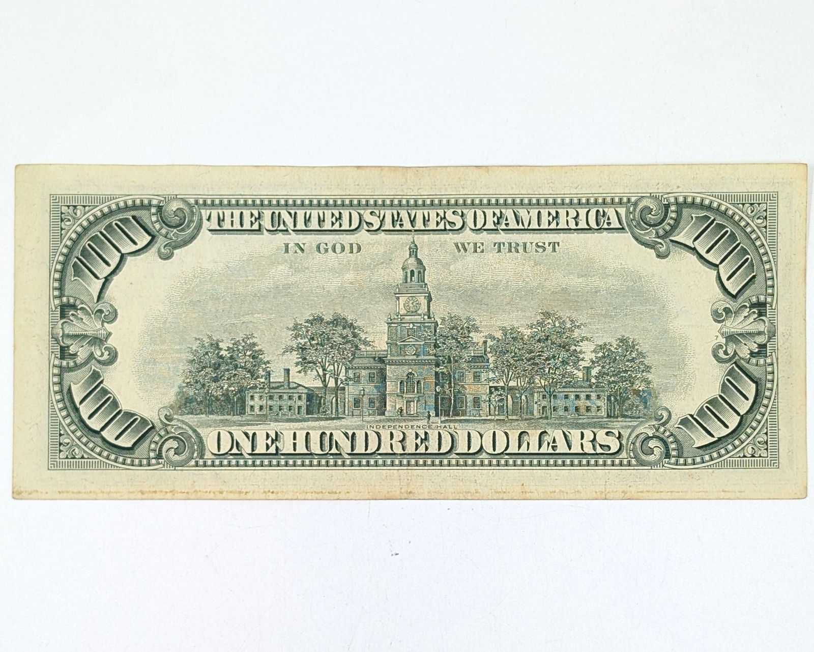 1966 $100 Note - Green Seal - Early Serial "00587022" - 2
