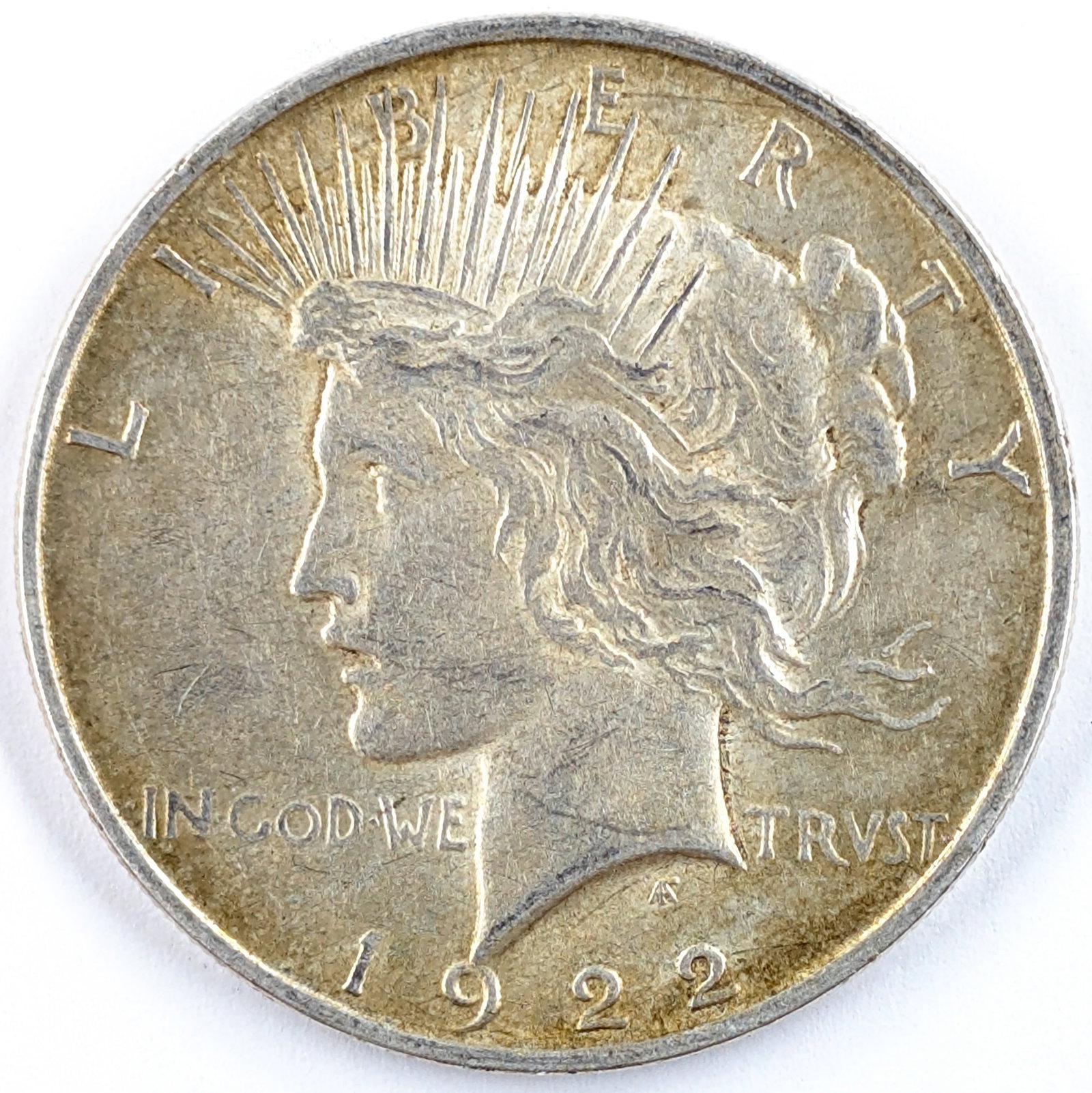1922-D Silver Peace Dollar - Toned (1 of 2)