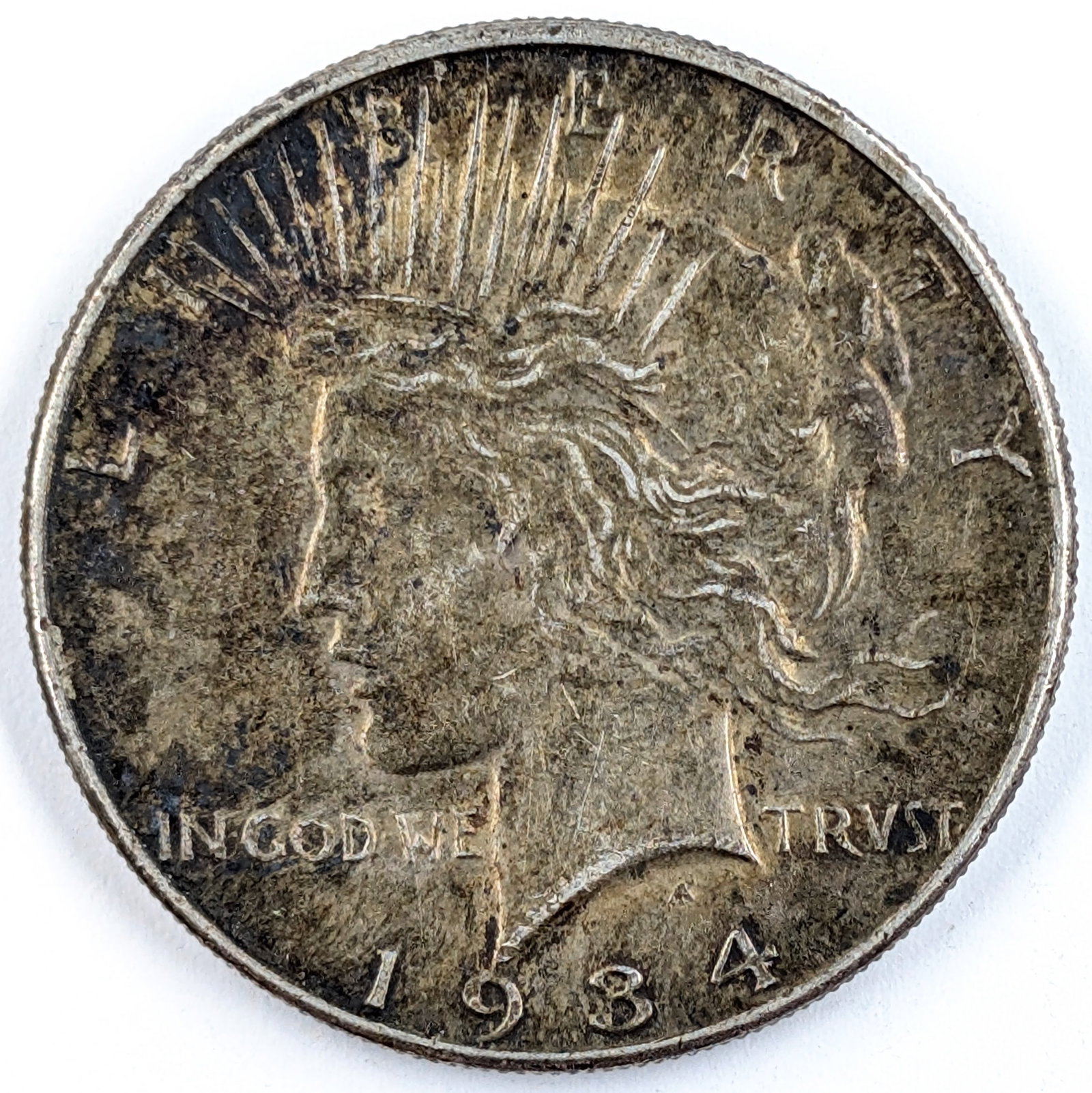 1934 Silver Peace Dollar: Silver