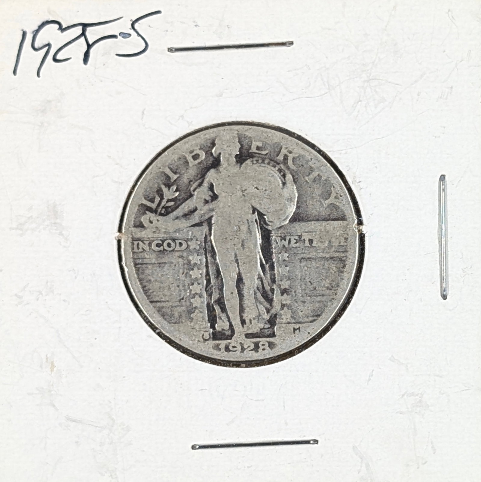 1928-S Silver Standing Liberty Quarter: Silver