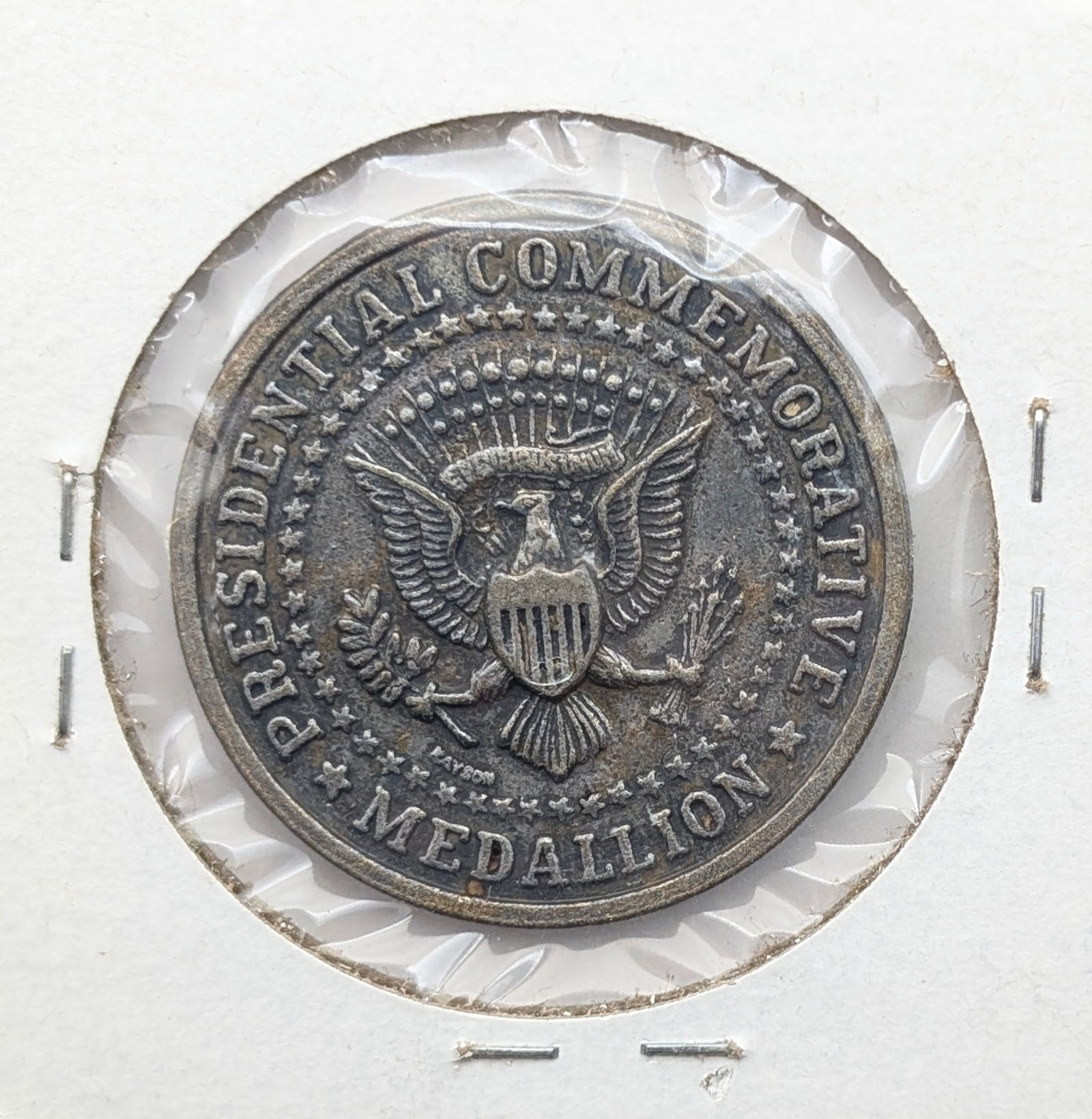 1945 Harry S Truman Commemorative Medal - Toned - 3