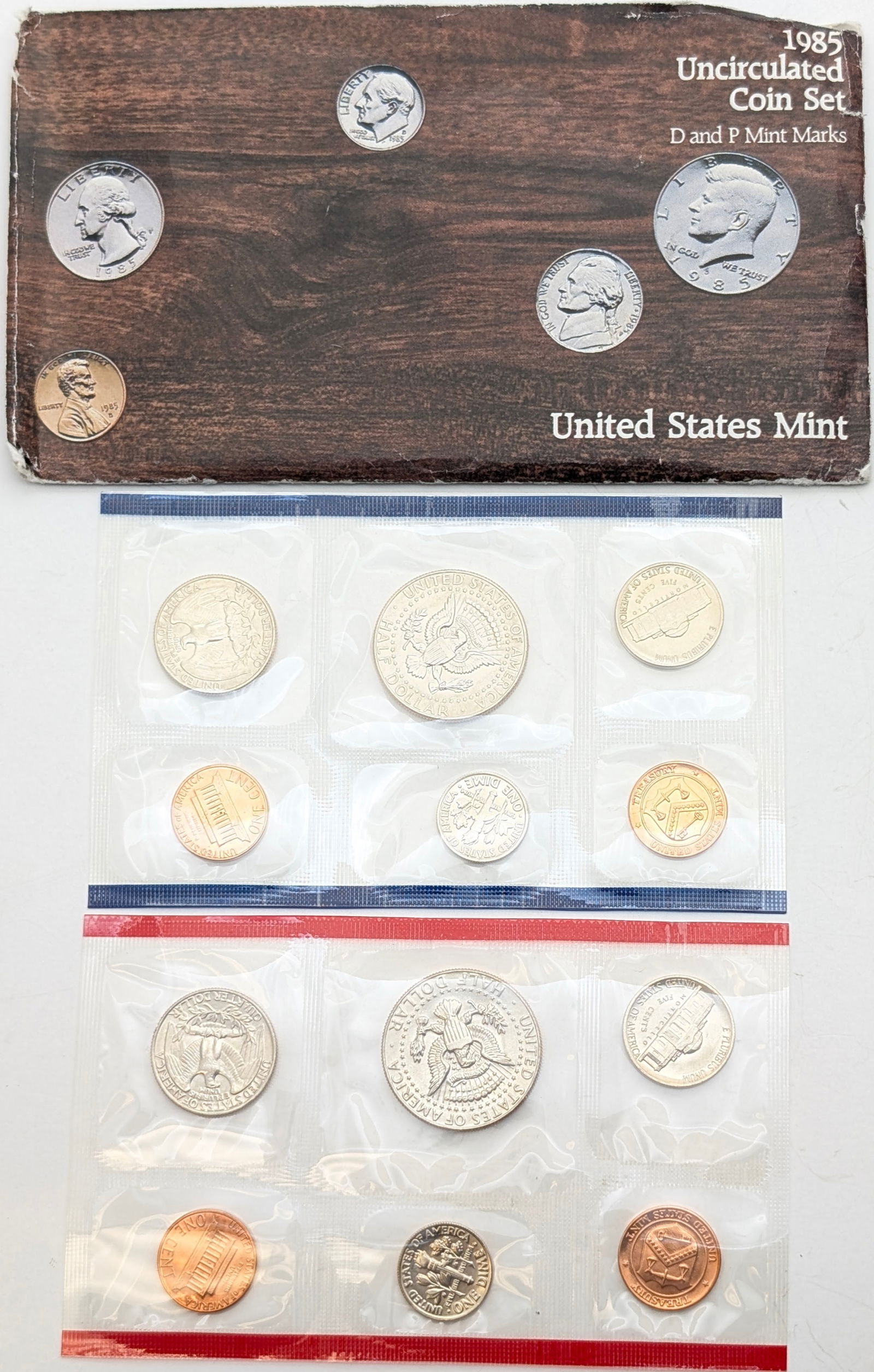 1985 US Mint Uncirculated Coin Set - 2