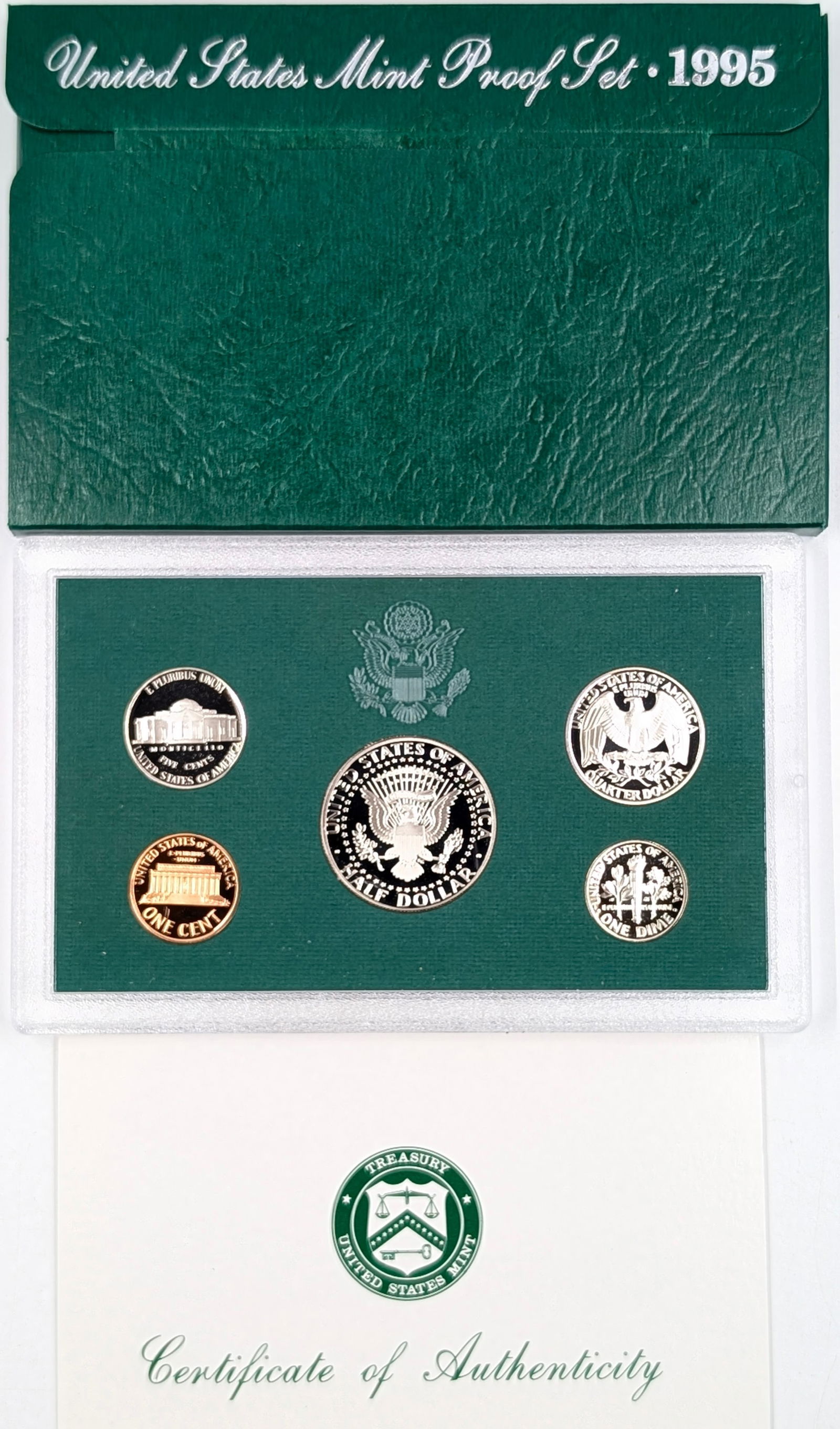 1995 US Mint Proof Set w/ COA - 2