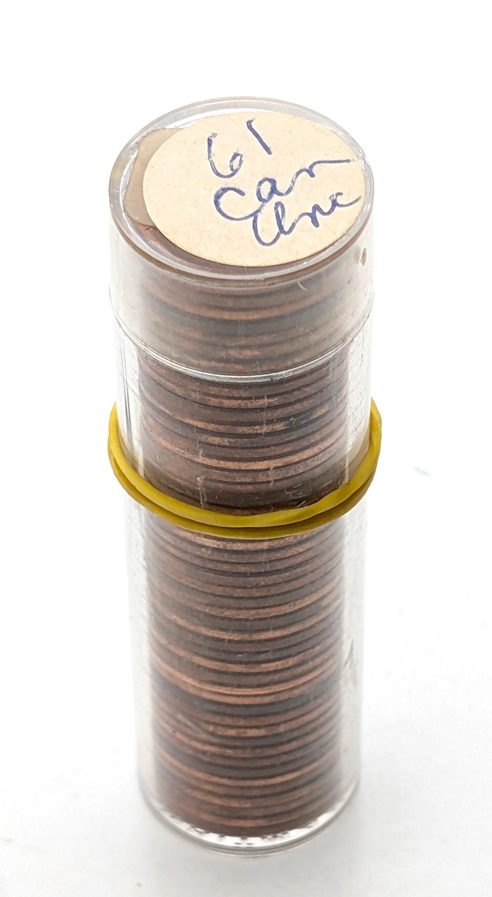 Tube of 1961 Canada Cents - Uncirculated - 4