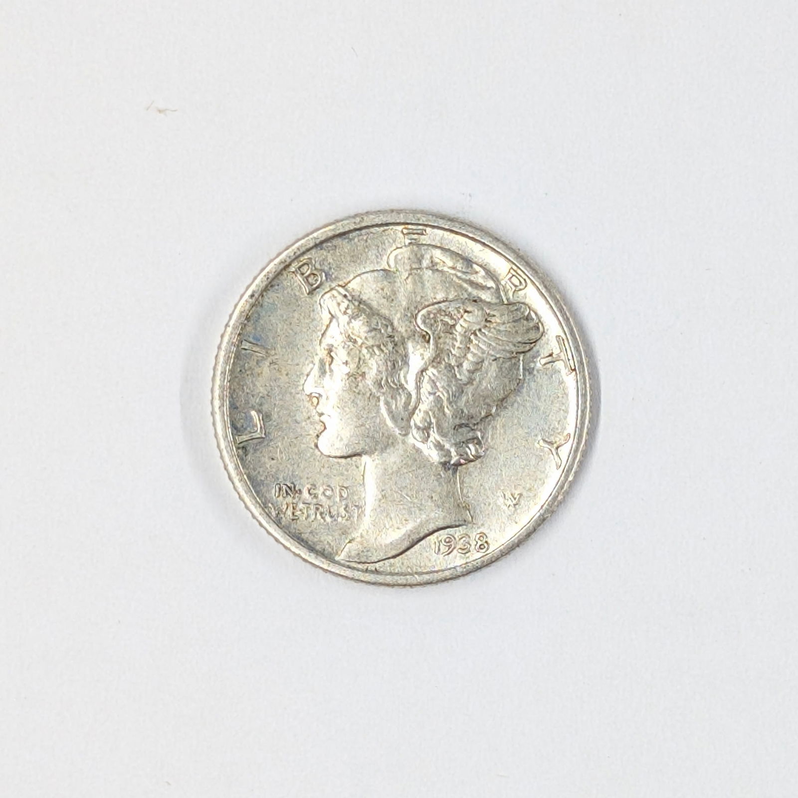 1938-D Silver Mercury Dime (1 of 2)