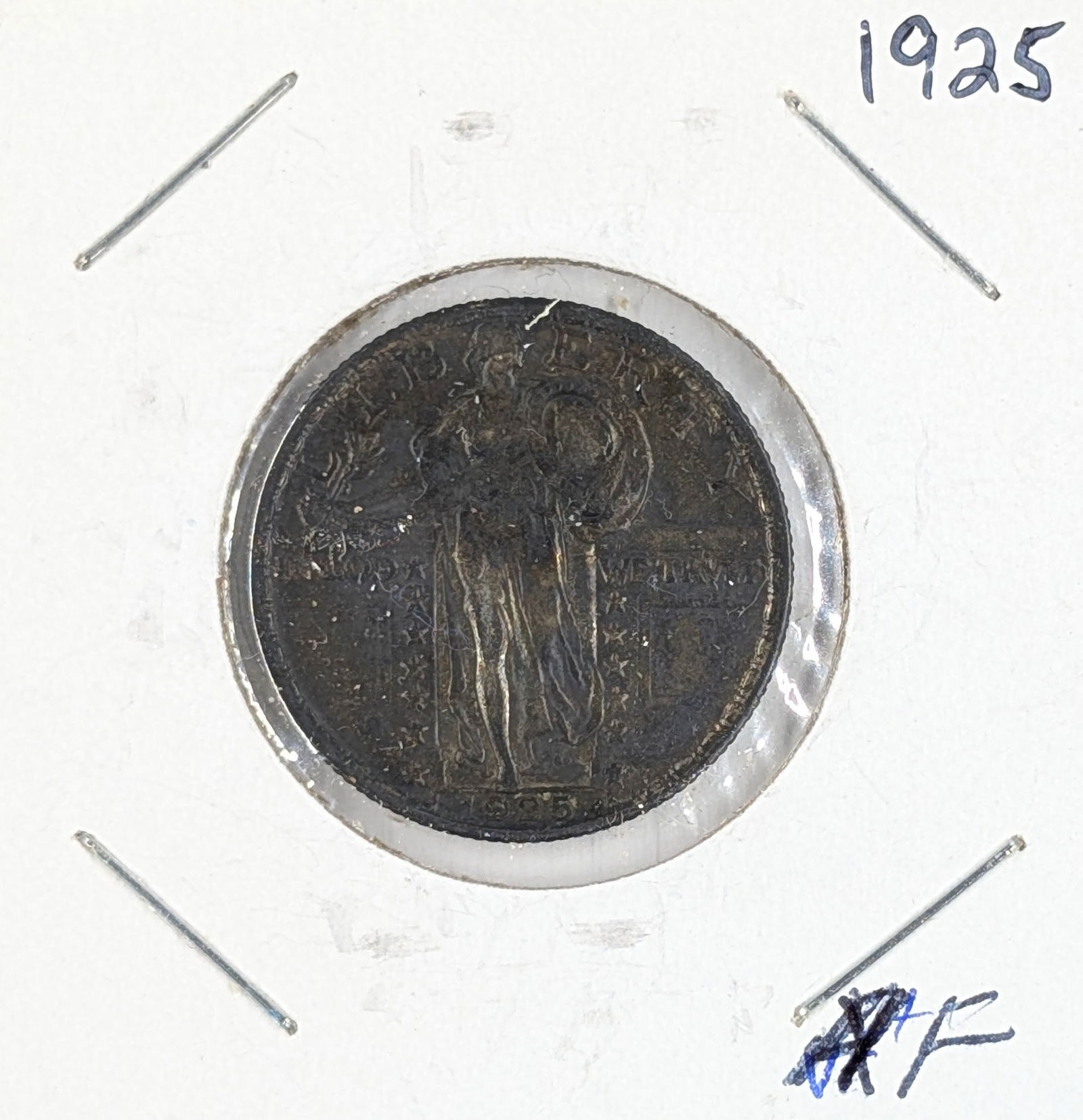 1925 Silver Standing Liberty Quarter: Silver