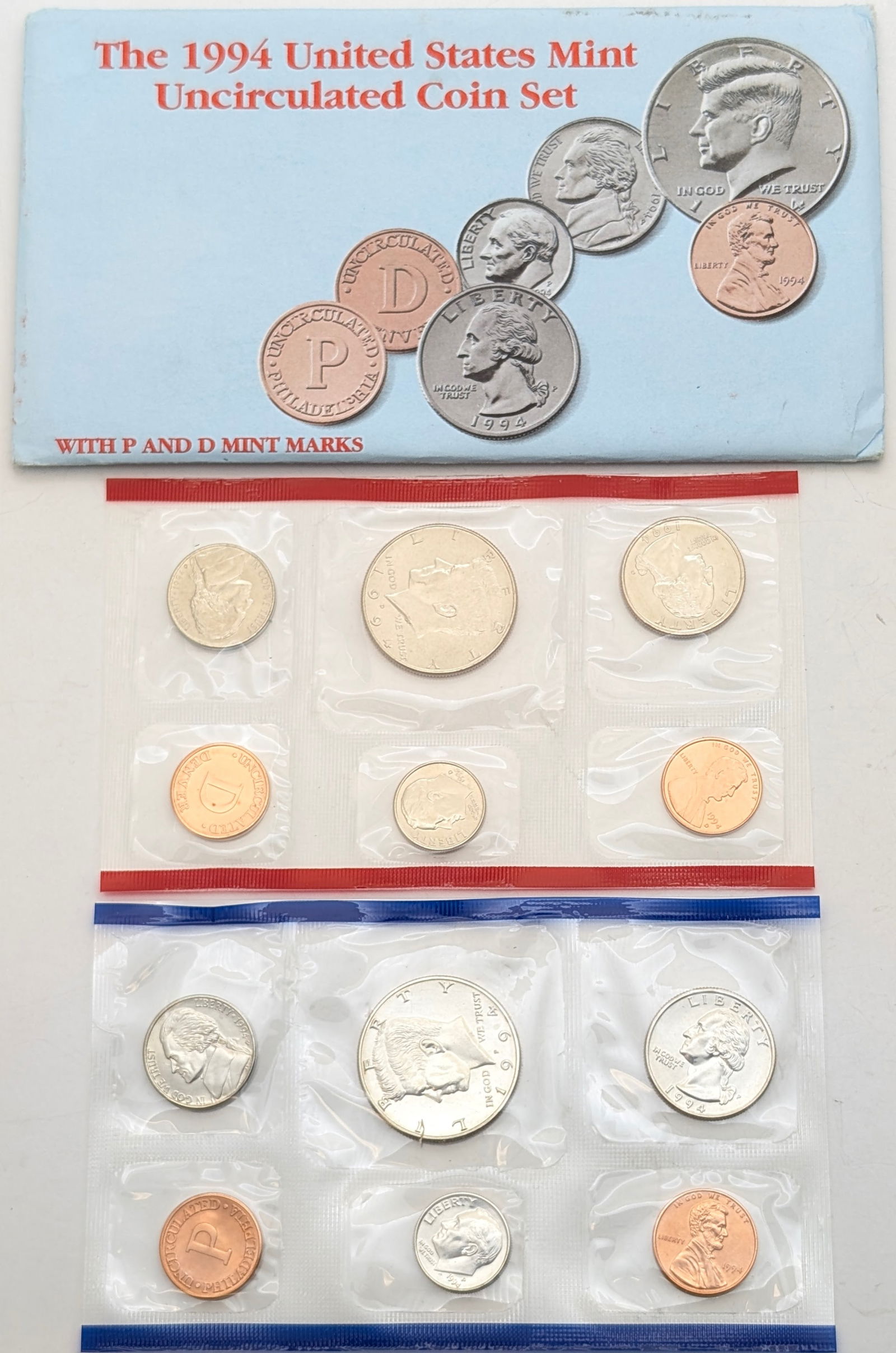 1994 US Mint Uncirculated Coin Set (1 of 2)