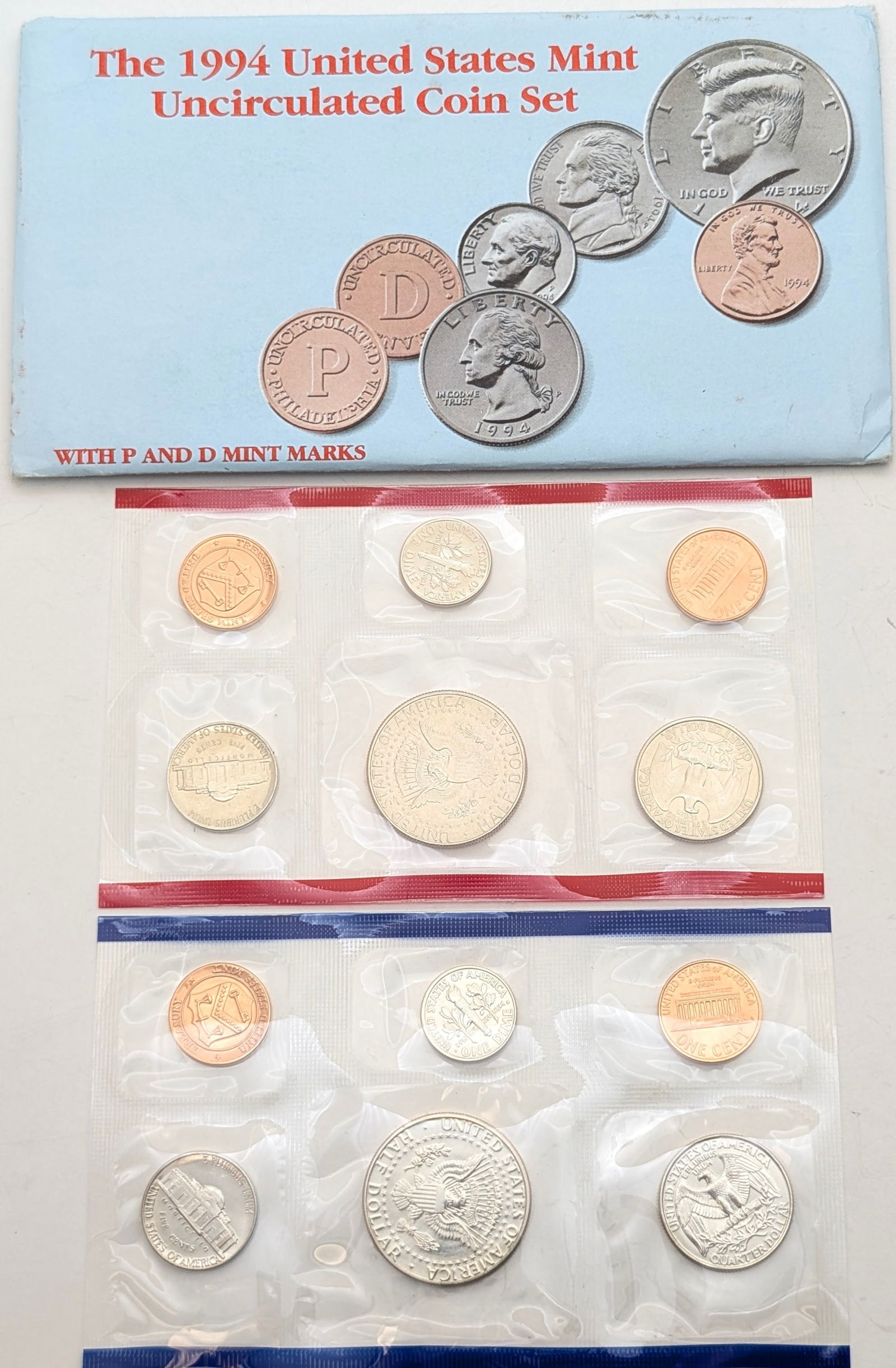 1994 US Mint Uncirculated Coin Set - 2