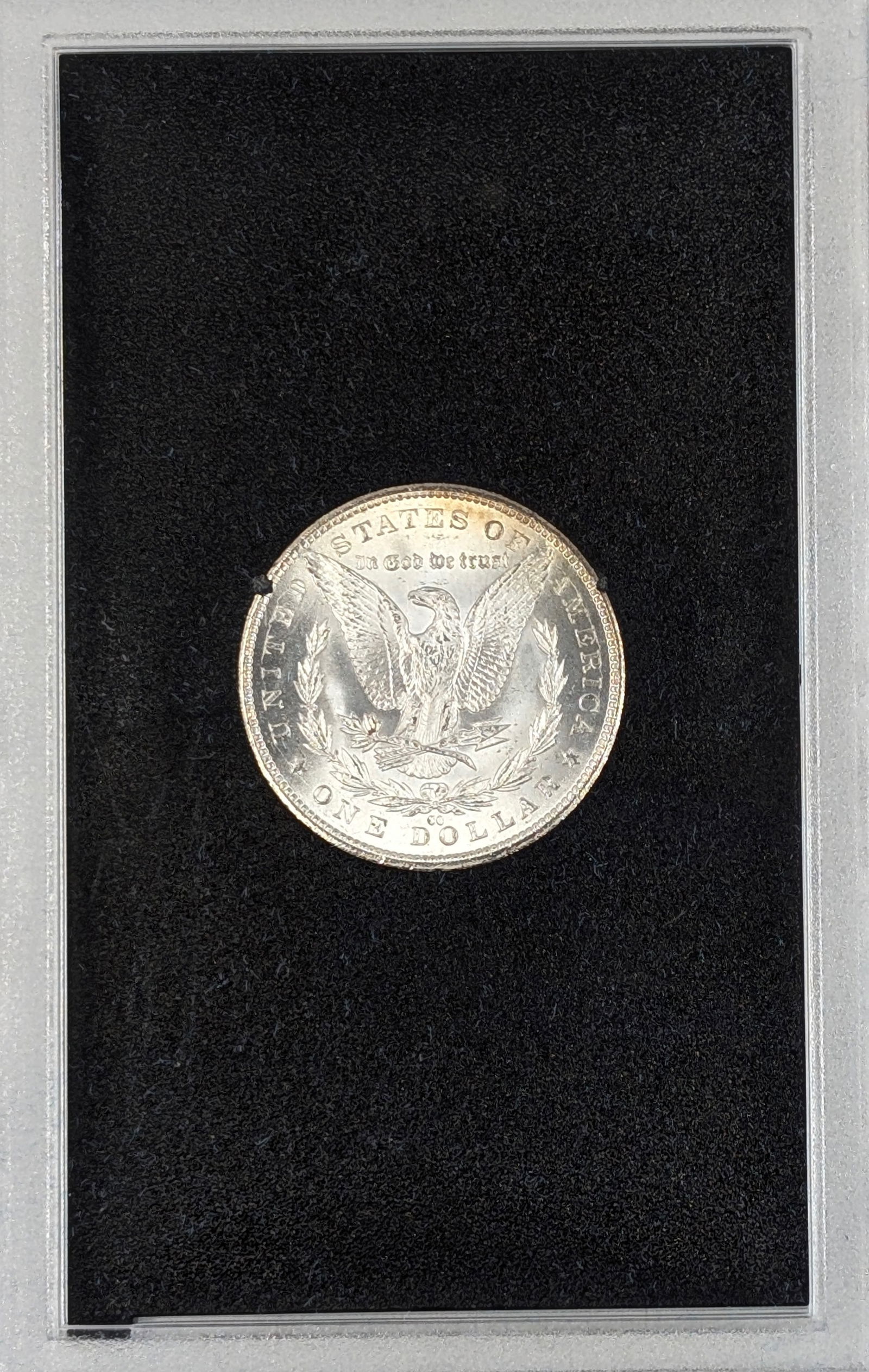 FEATURE 1883-CC Morgan Silver Dollar - Carson City Mint w/ Box & Paperwork - 3