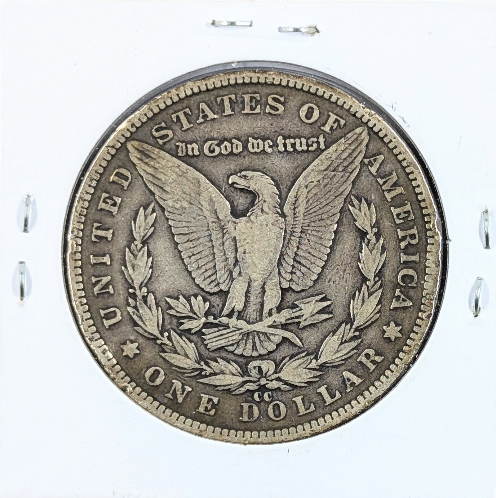 FEATURE 1890-CC Morgan Silver Dollar - Carson City Mint - 2