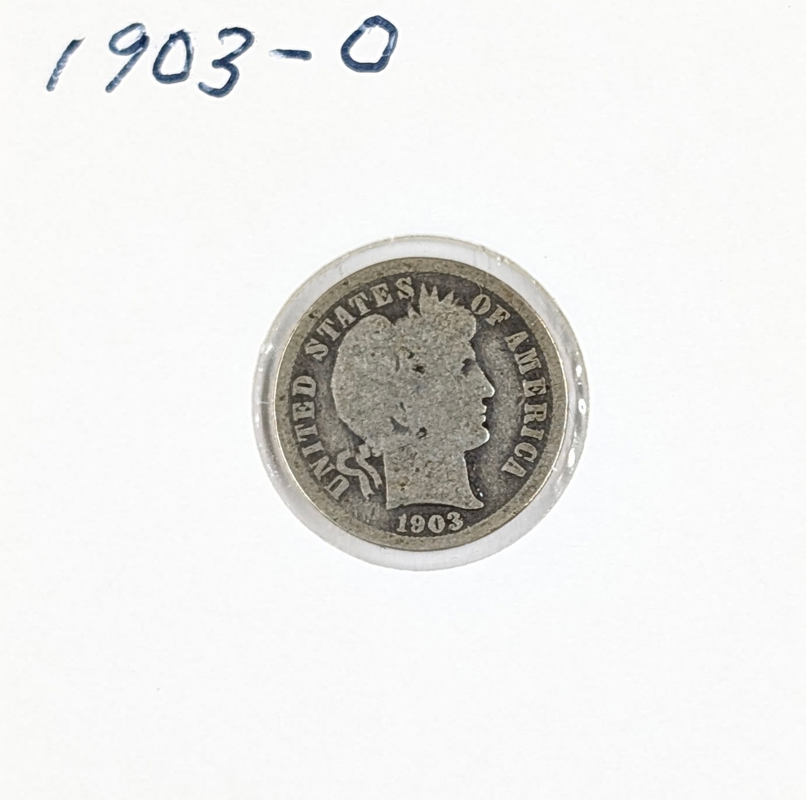 1903-O Silver Barber Dime: Silver 