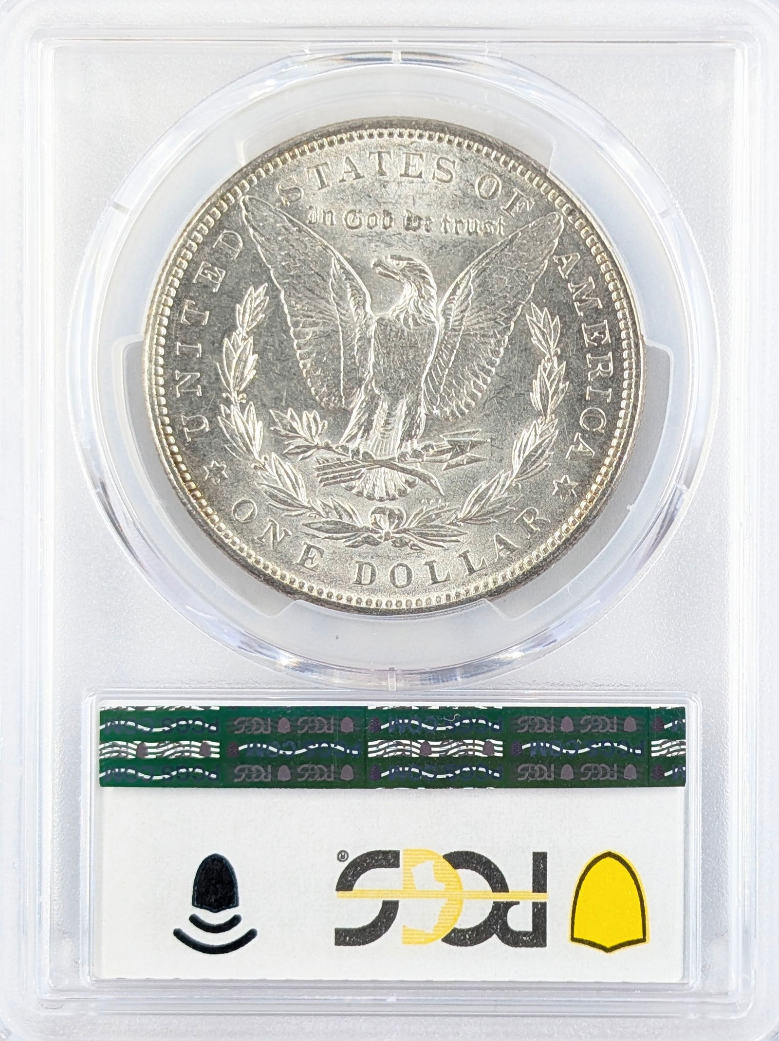 PCGS 1889 AU58 Morgan Silver Dollar - 2