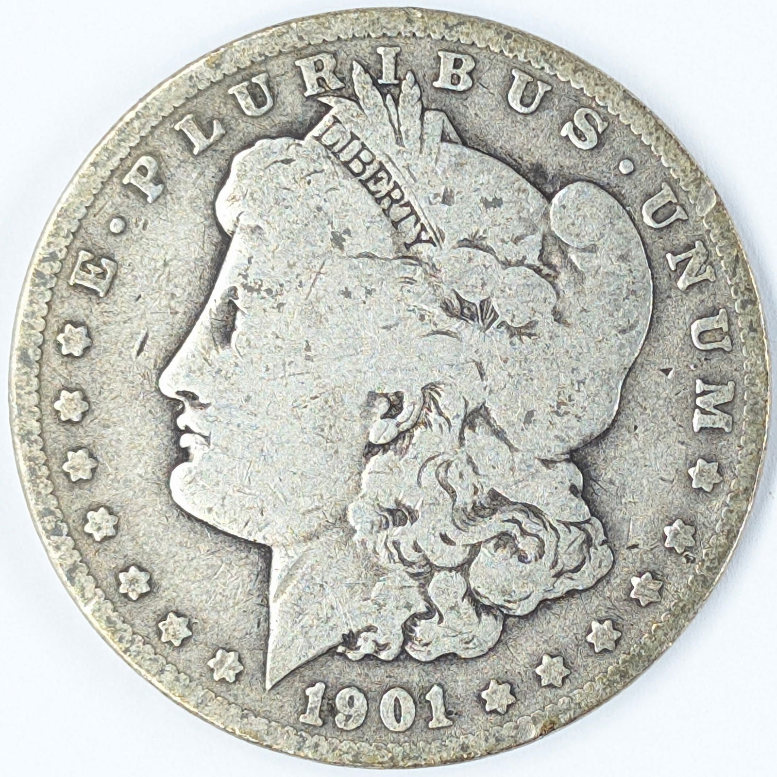 1901-O Morgan Silver Dollar: Silver 