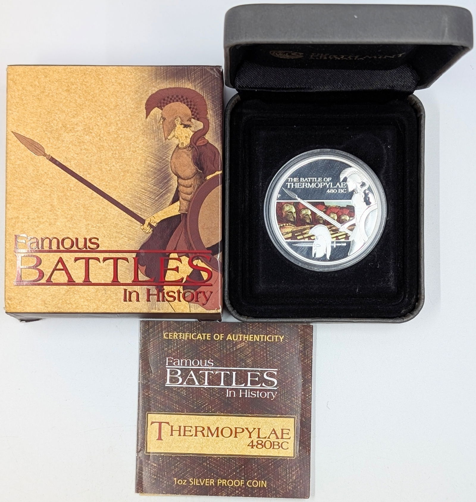 1 Ounce Fine .999 Silver Round - 2009 Tuvalu 1 Dollar w/ COA and Box: Silver 