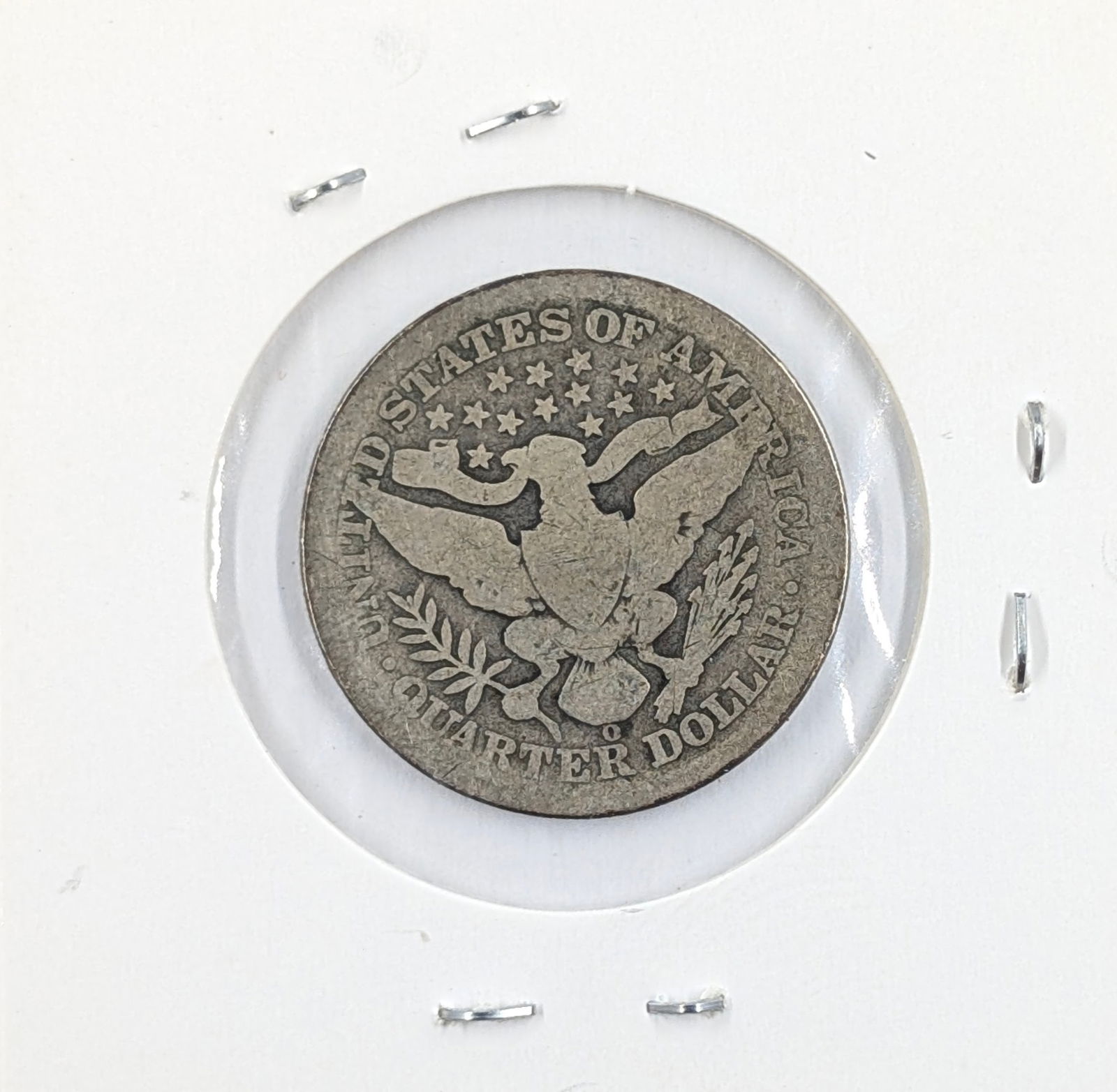 1892-O Silver Barber Quarter - 2