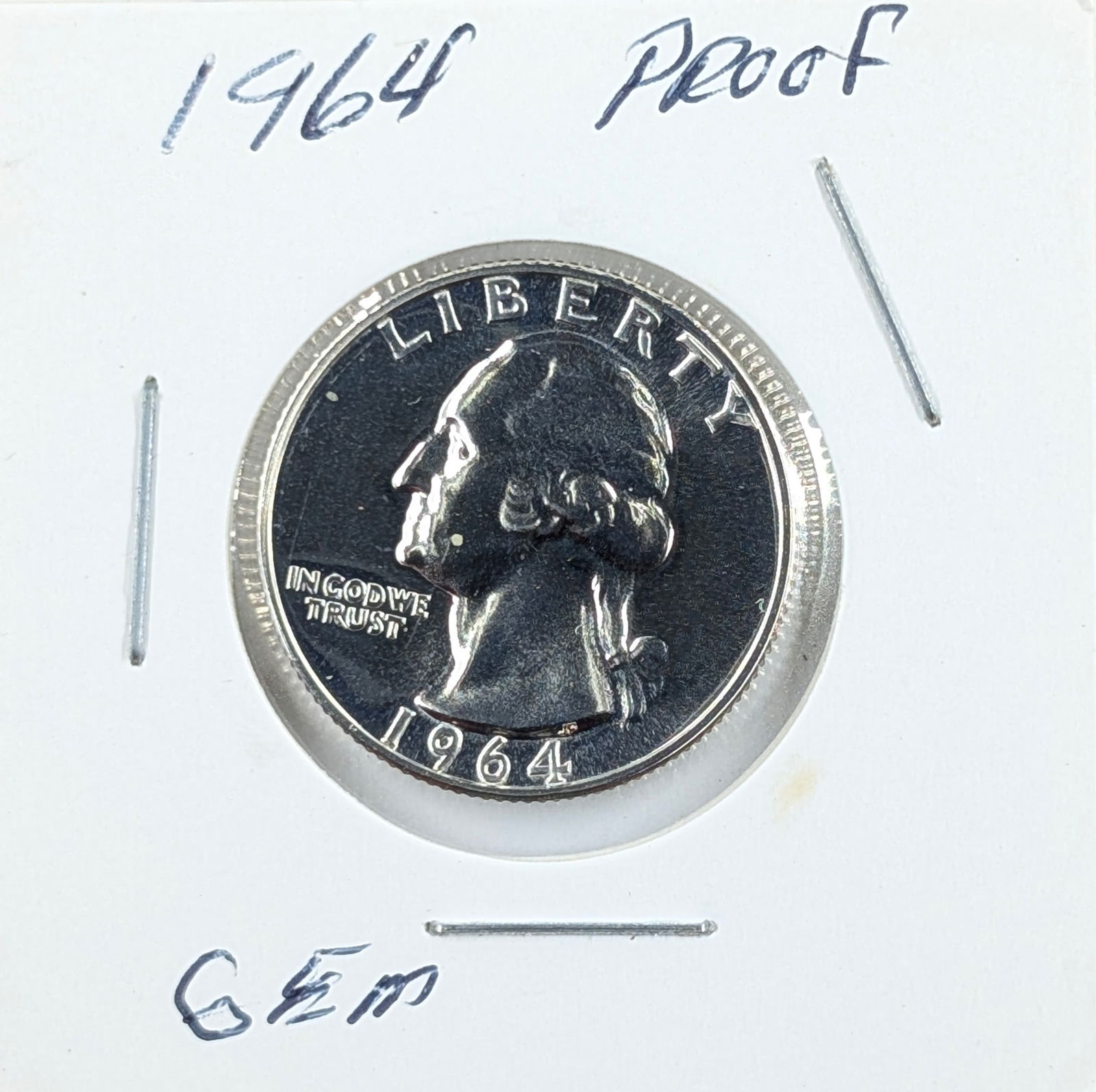 1964 Silver Washington Quarter - Gem Proof: Silver 