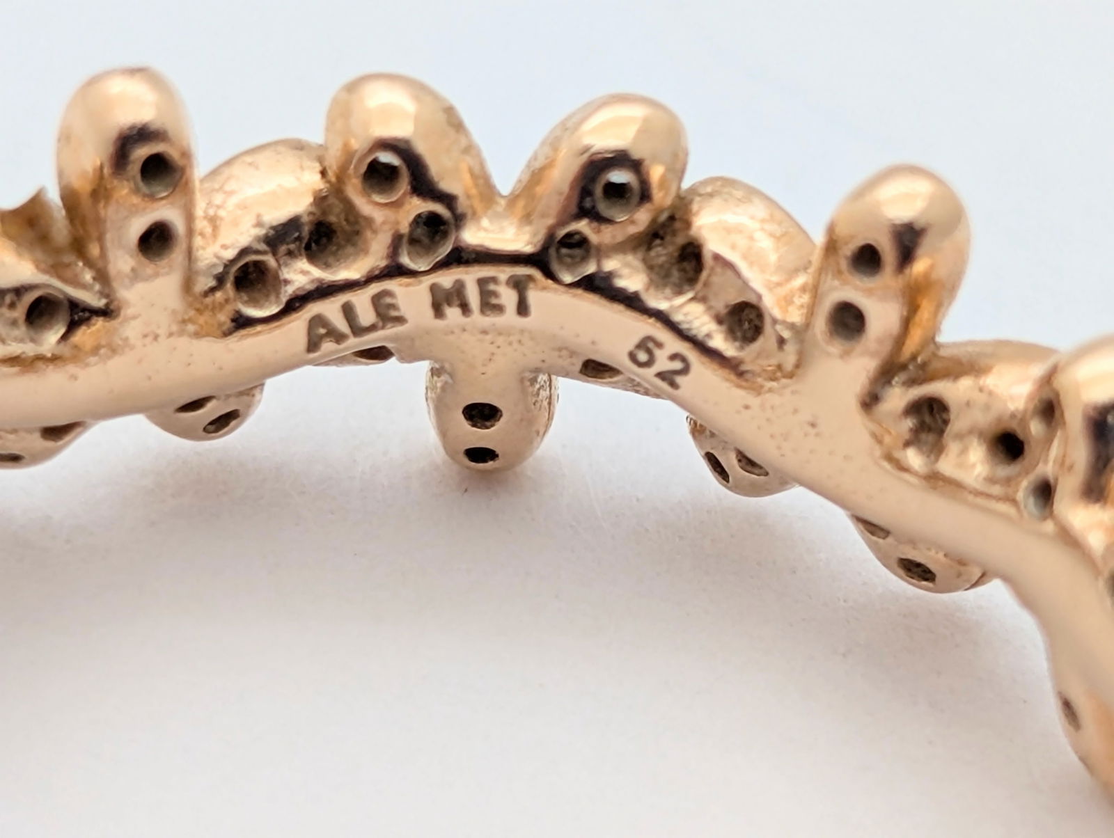 Pandora Gold plated Cubic Zirconia Daisy Flower Ladies Ring - 5