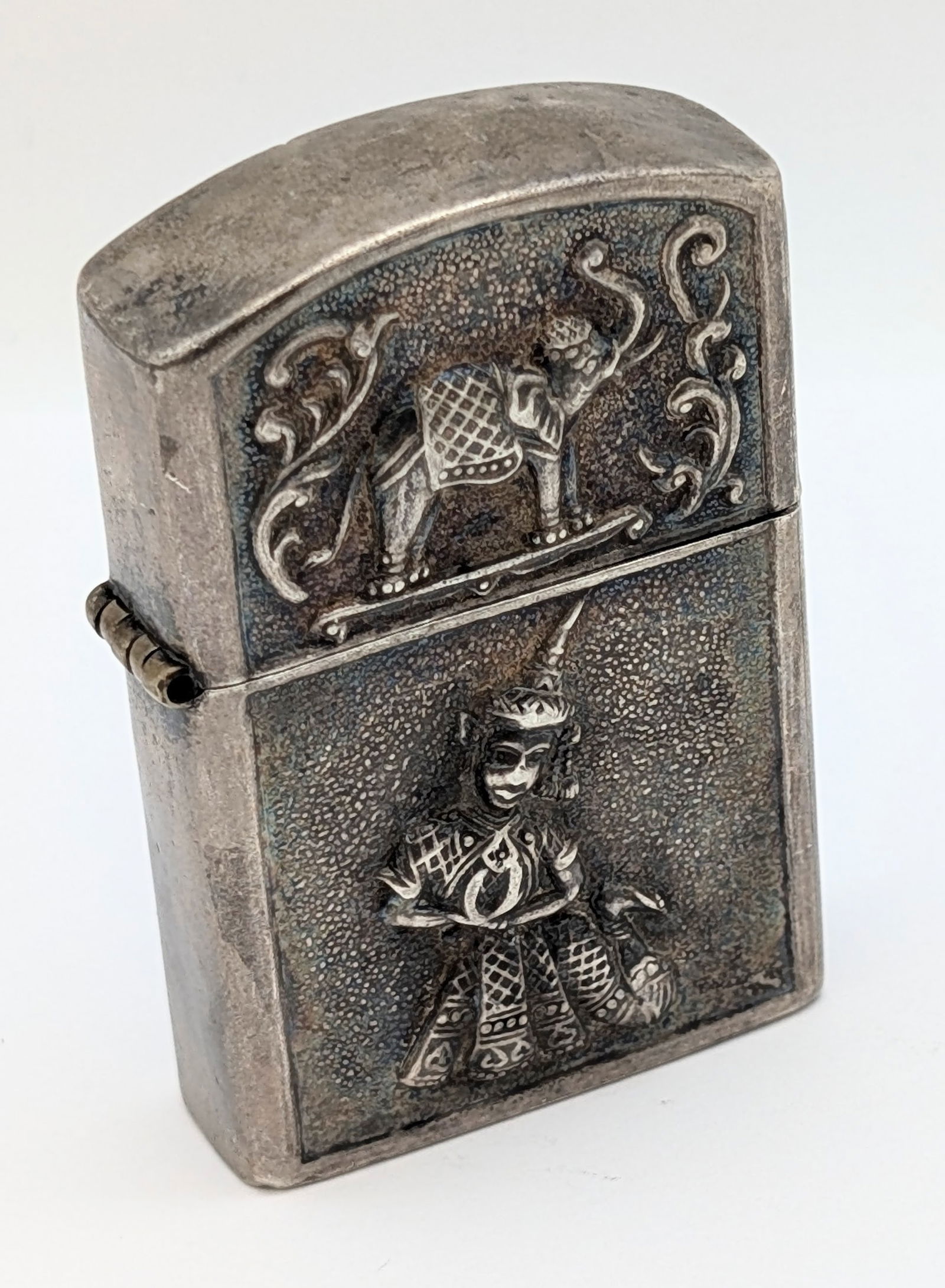 Vintage Siam Sterling Silver Lighter Case - 28g: Jewelry 
