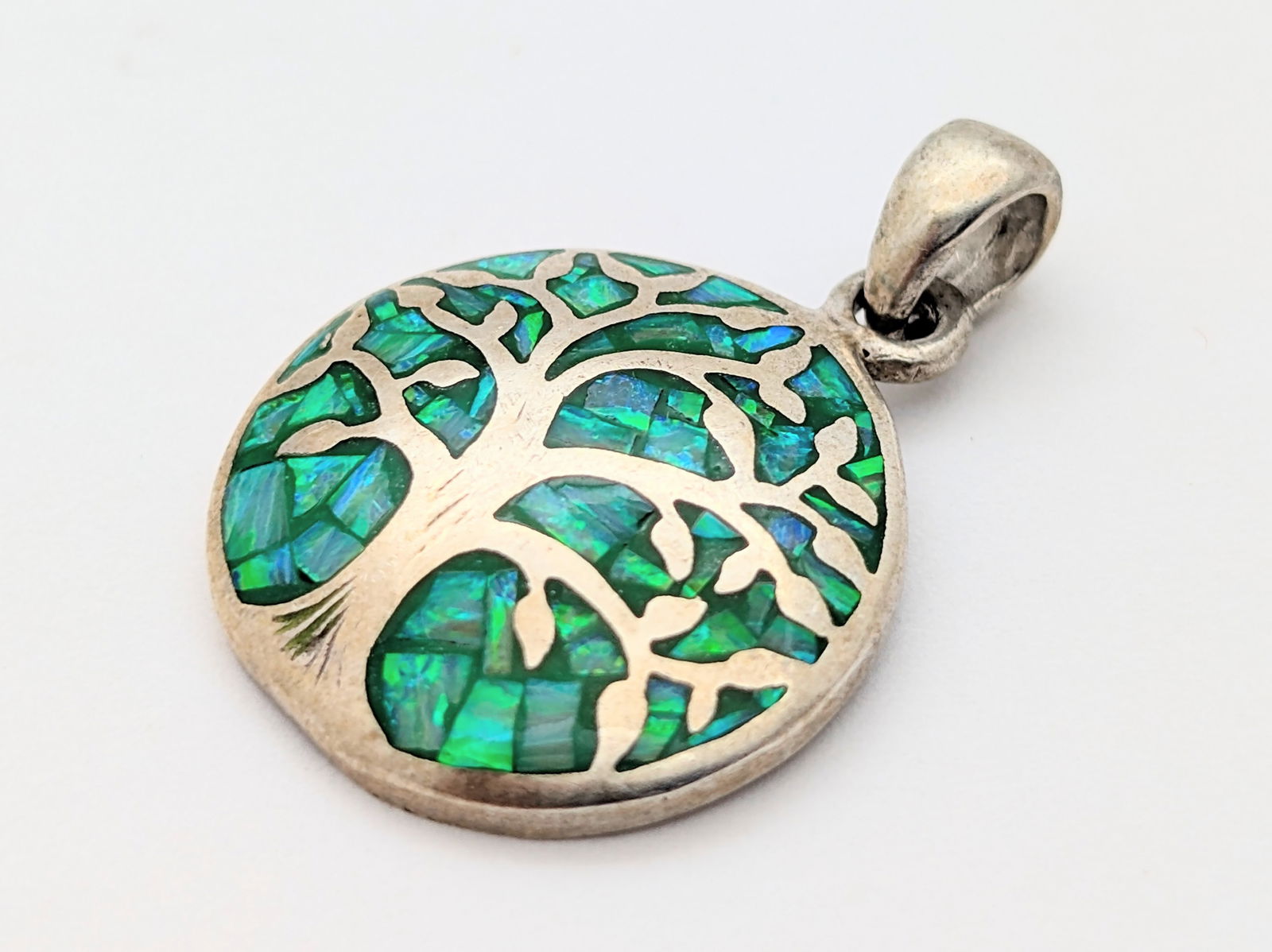 Lot of 4 Sterling Silver Pendants - Flip-flops, Crown, Tree - 6