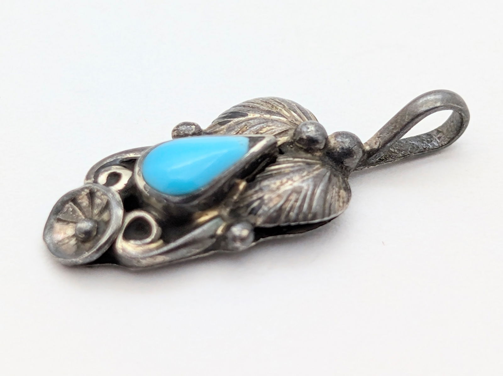 Lot of 4 Sterling Silver Pendants - Hearts, Cross, etc - 4