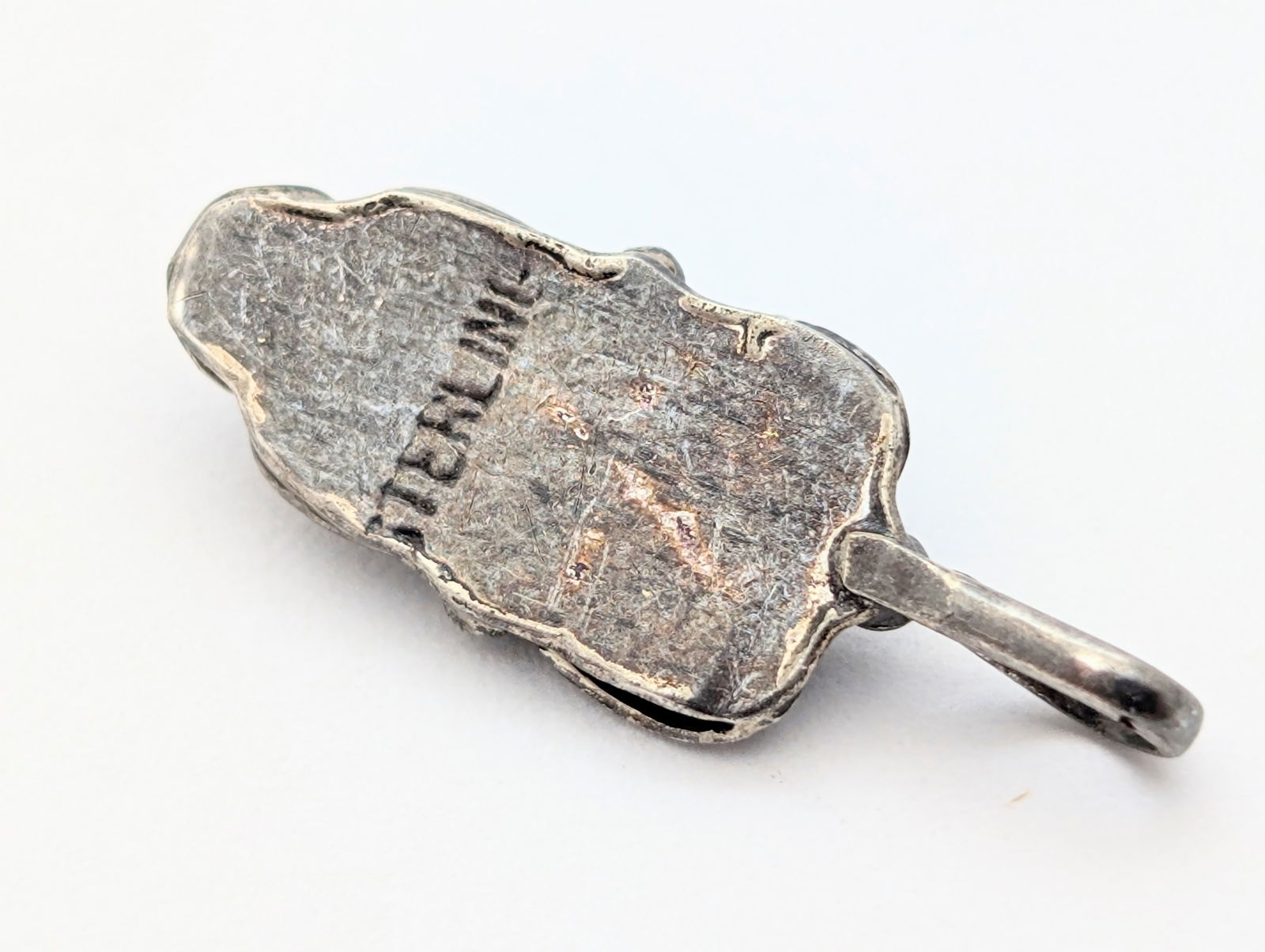 Lot of 4 Sterling Silver Pendants - Hearts, Cross, etc - 5