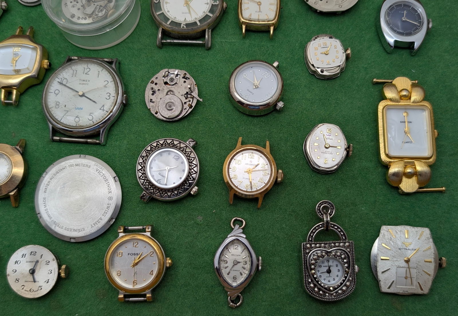 Large Lot of Watch Faces- Geneva, Timex, Fossil, ect - 5