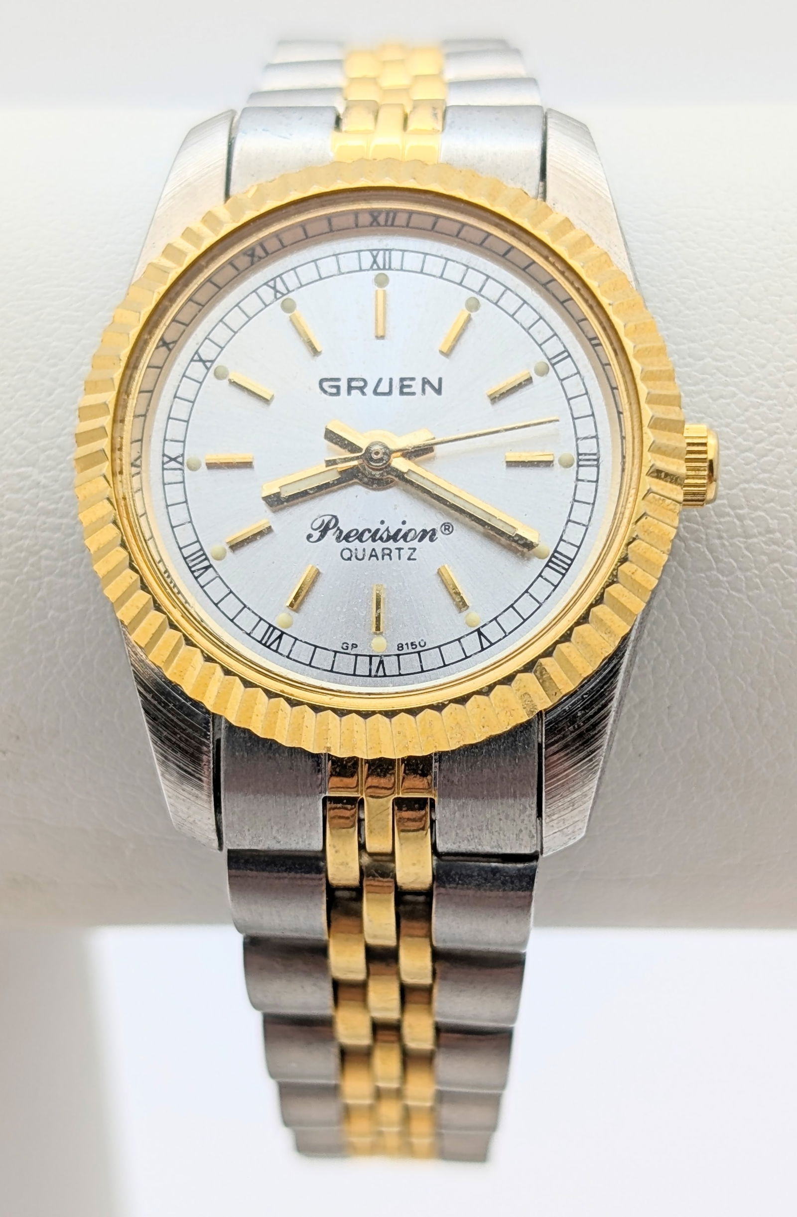 Vintage Two-Toned Gruen Precision Quartz Ladies Watch - 2