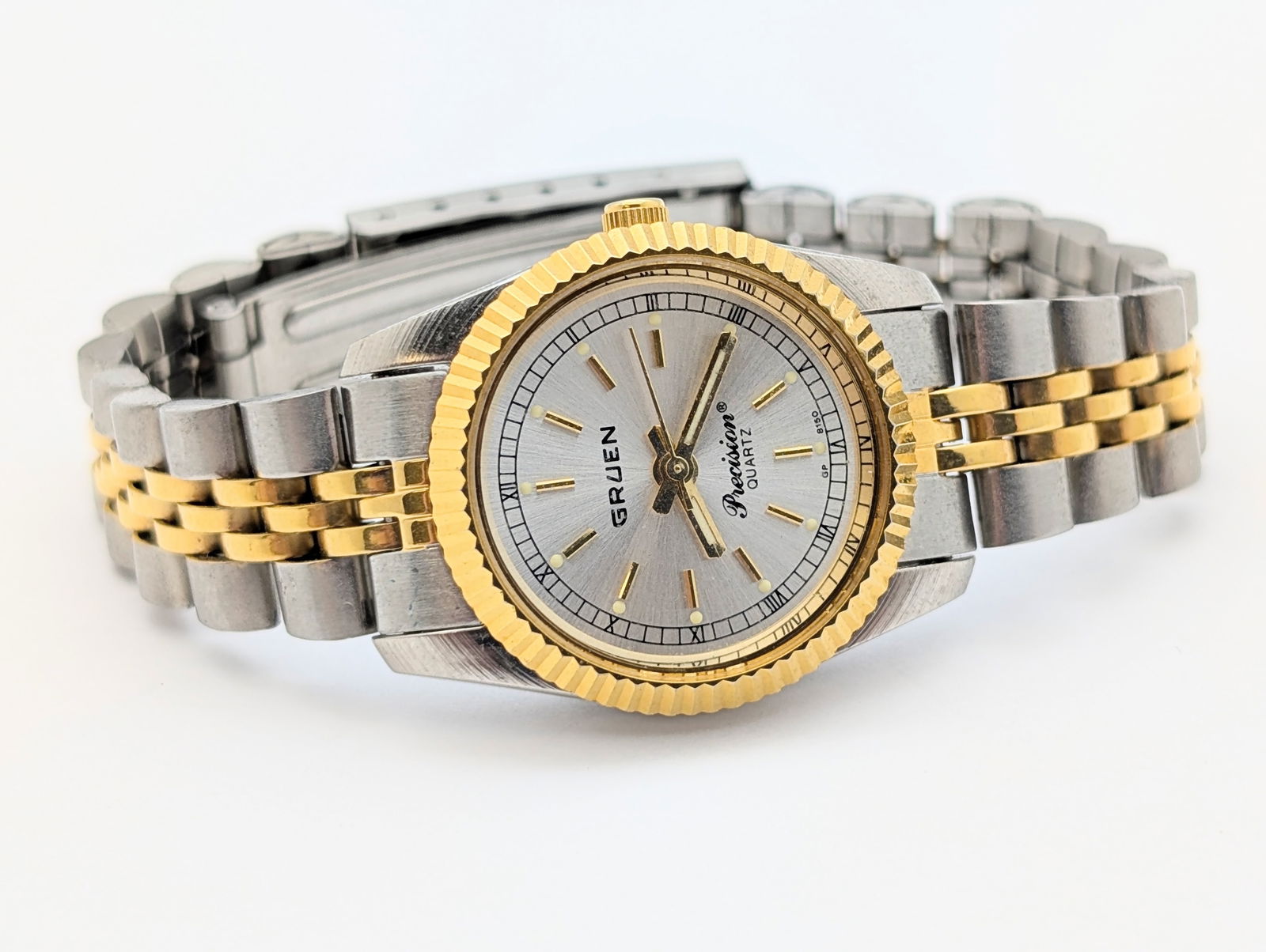 Vintage Two-Toned Gruen Precision Quartz Ladies Watch - 3