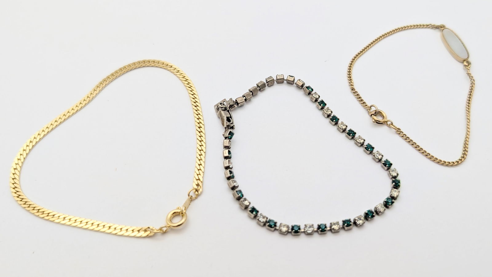 Large Lot of Ladies Bracelets- Cuff, Floral, Rhinestones, ect - 5