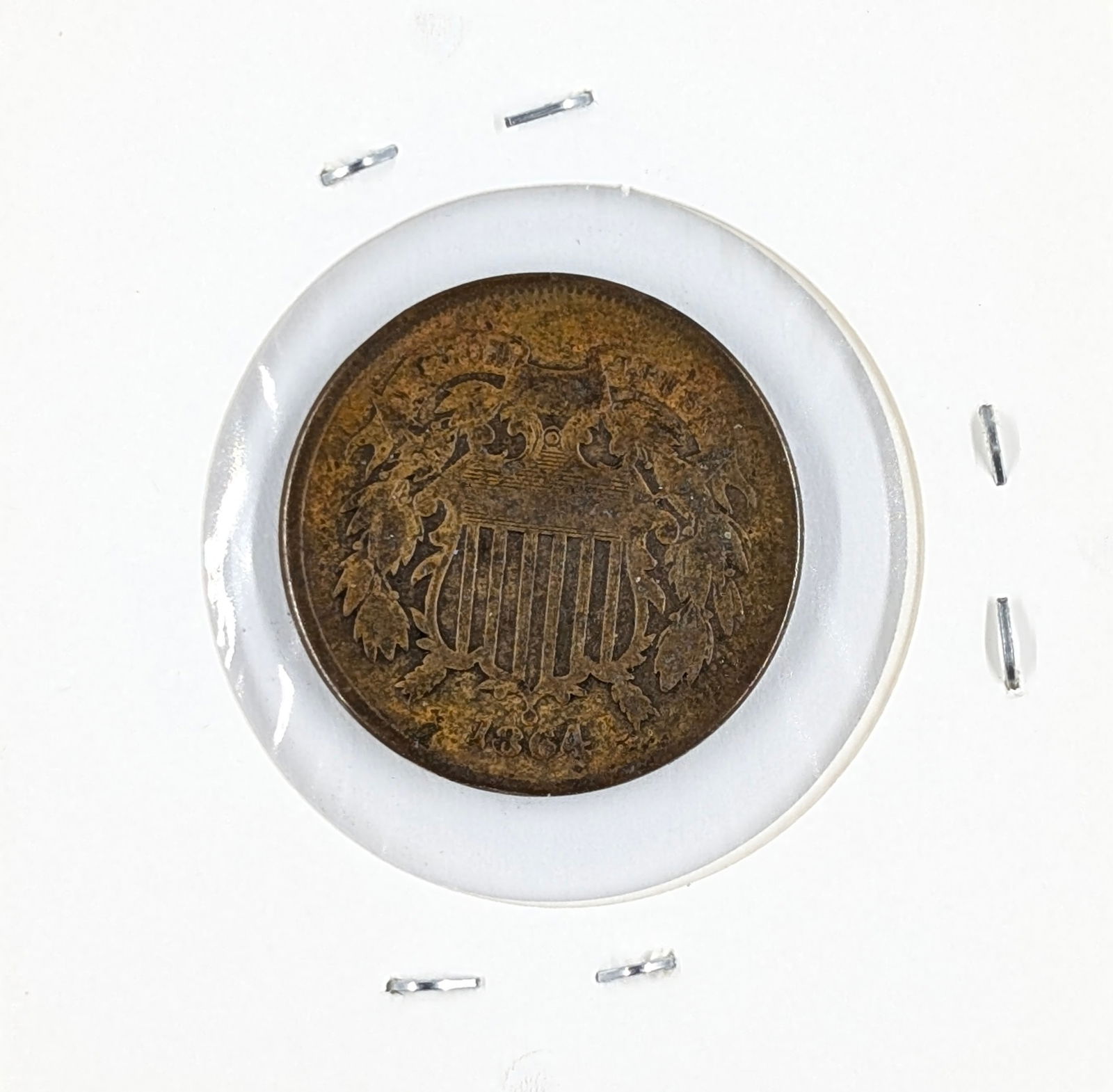 1864 Two Cent Piece: Coin 