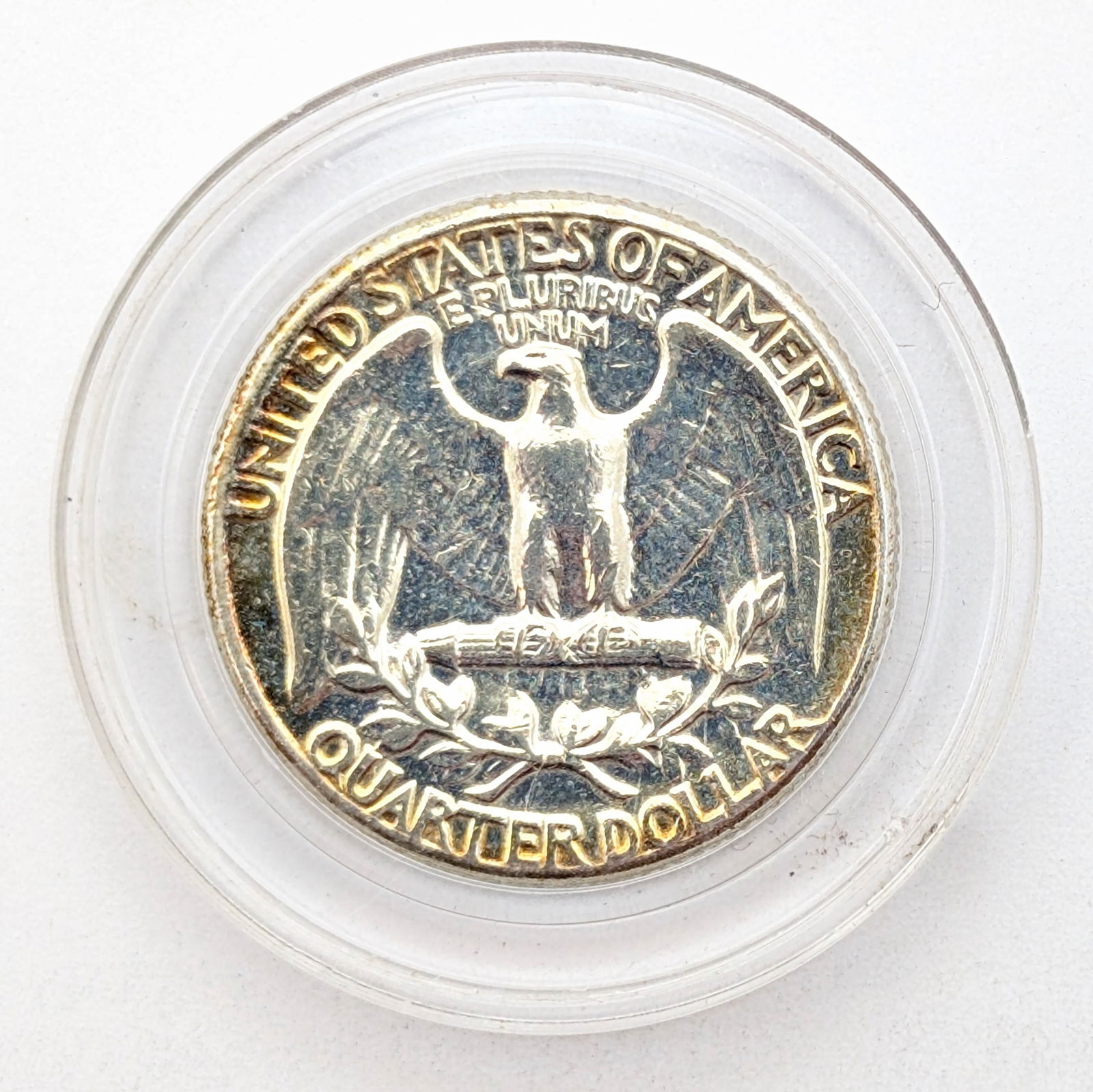 1964 Silver Washington Quarter - BU, Toned - 2