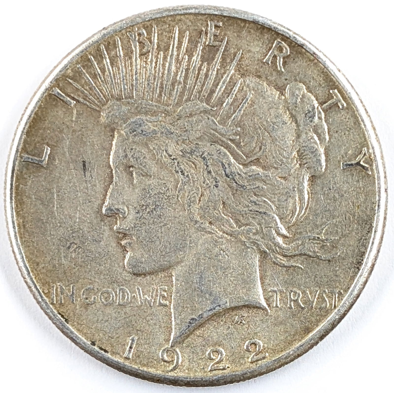 1922-S Silver Peace Dollar: Silver 