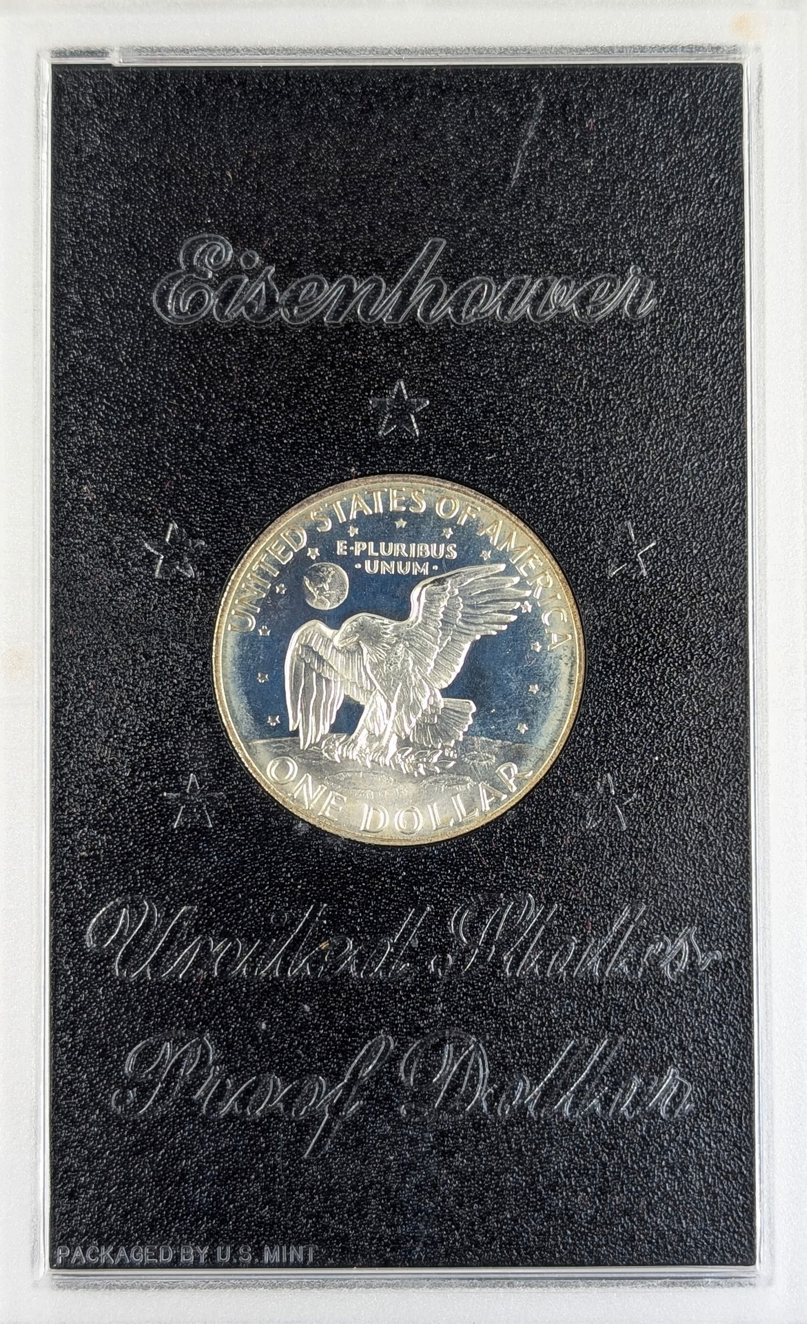 1973-S Eisenhower " Ike" Proof Silver Dollar - Toned - 2