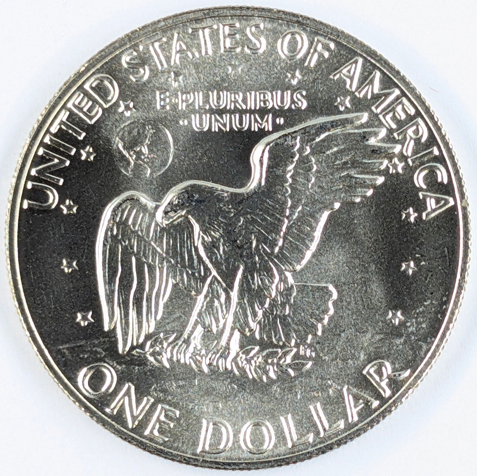 1973-S Eisenhower " Ike" Uncirculated Silver Dollar - 2