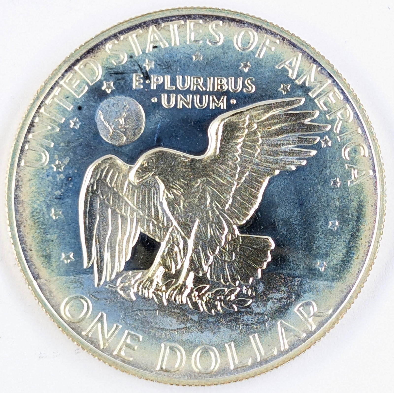 1974-S Eisenhower " Ike" Proof Silver Dollar - Toned - 2