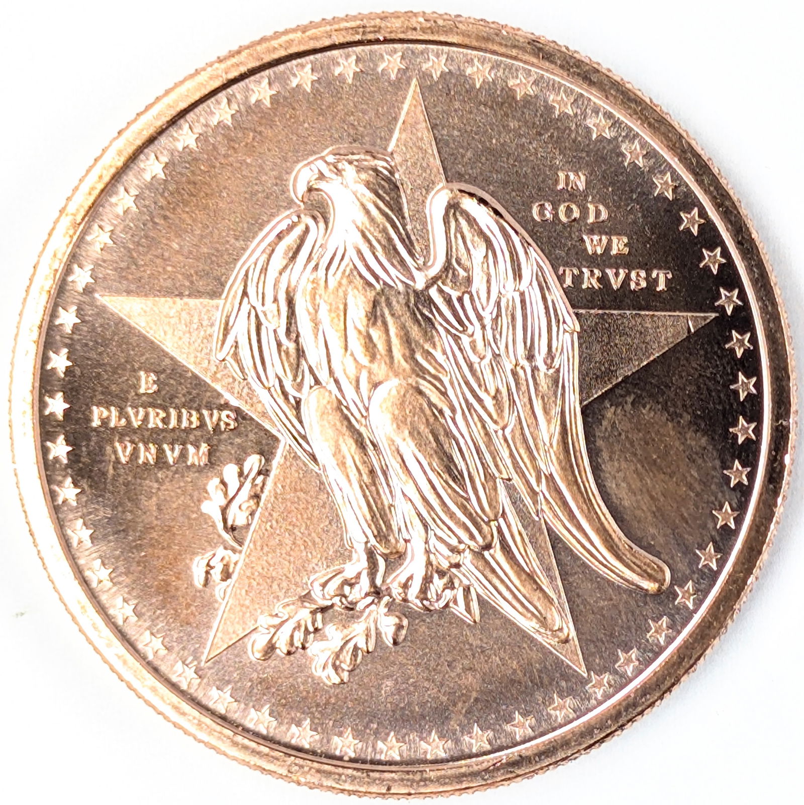 1 Ounce Fine .999 Copper Round - Remember the Alamo - 2