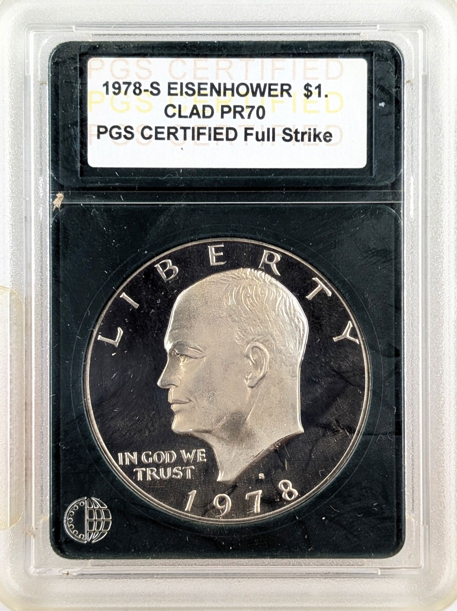 PGS 1978-S PR70 Clad Eisenhower " Ike" Dollar: Coin 