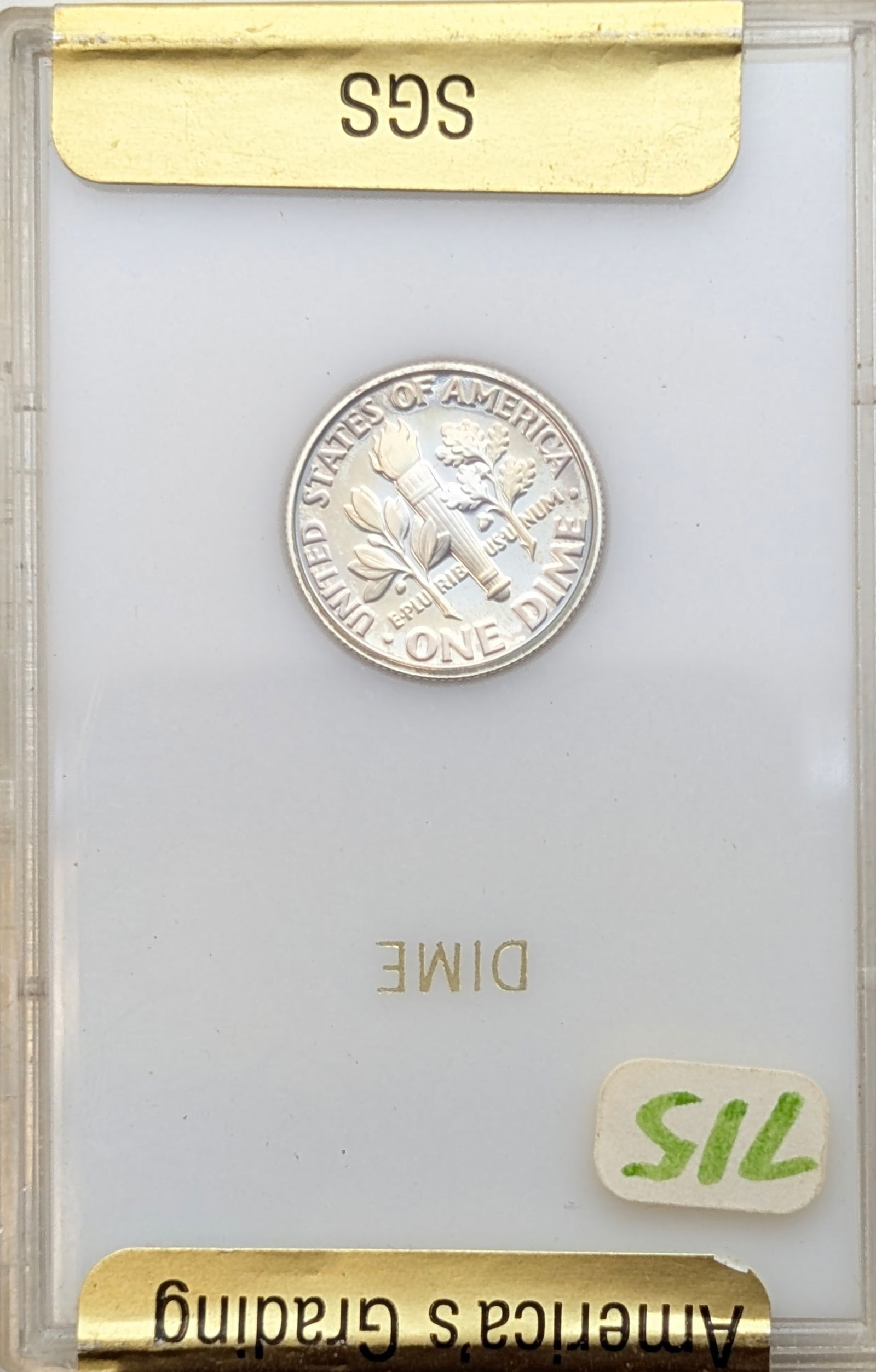 SGS 2003-S PR70 CAM Roosevelt Dime - Toned - 2