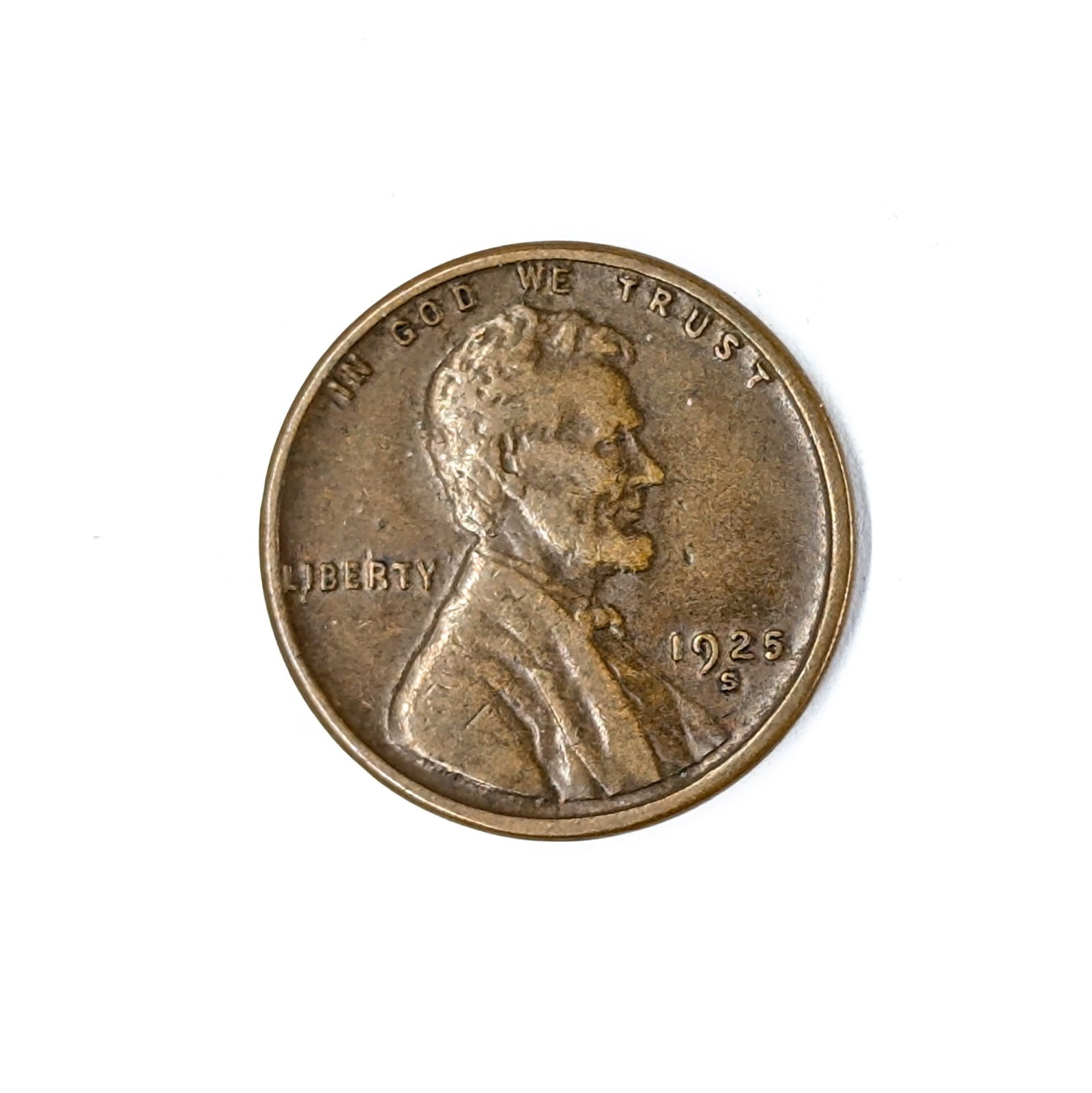 1925-S Wheat Cent - VF: Coin 