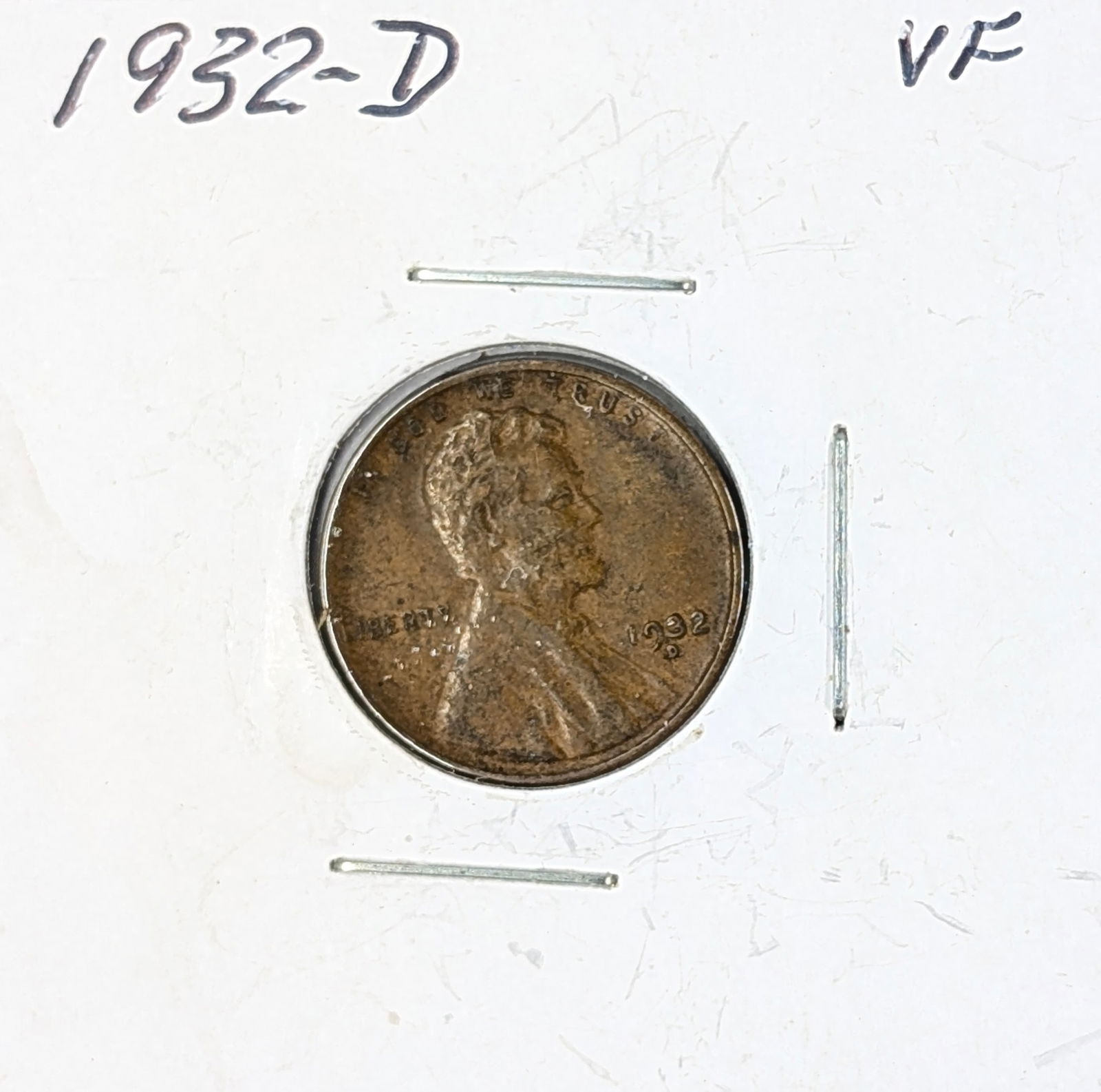 1932-D Wheat Cent - VF: Coin 