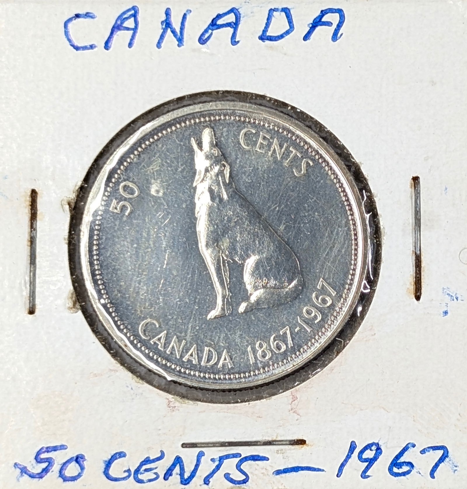 1967 Silver Canada 50 Cents - Bu: 80% Silver 