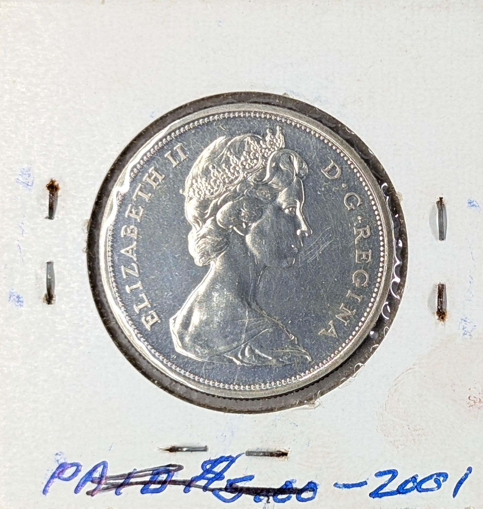 1967 Silver Canadian 50 Cents - 2