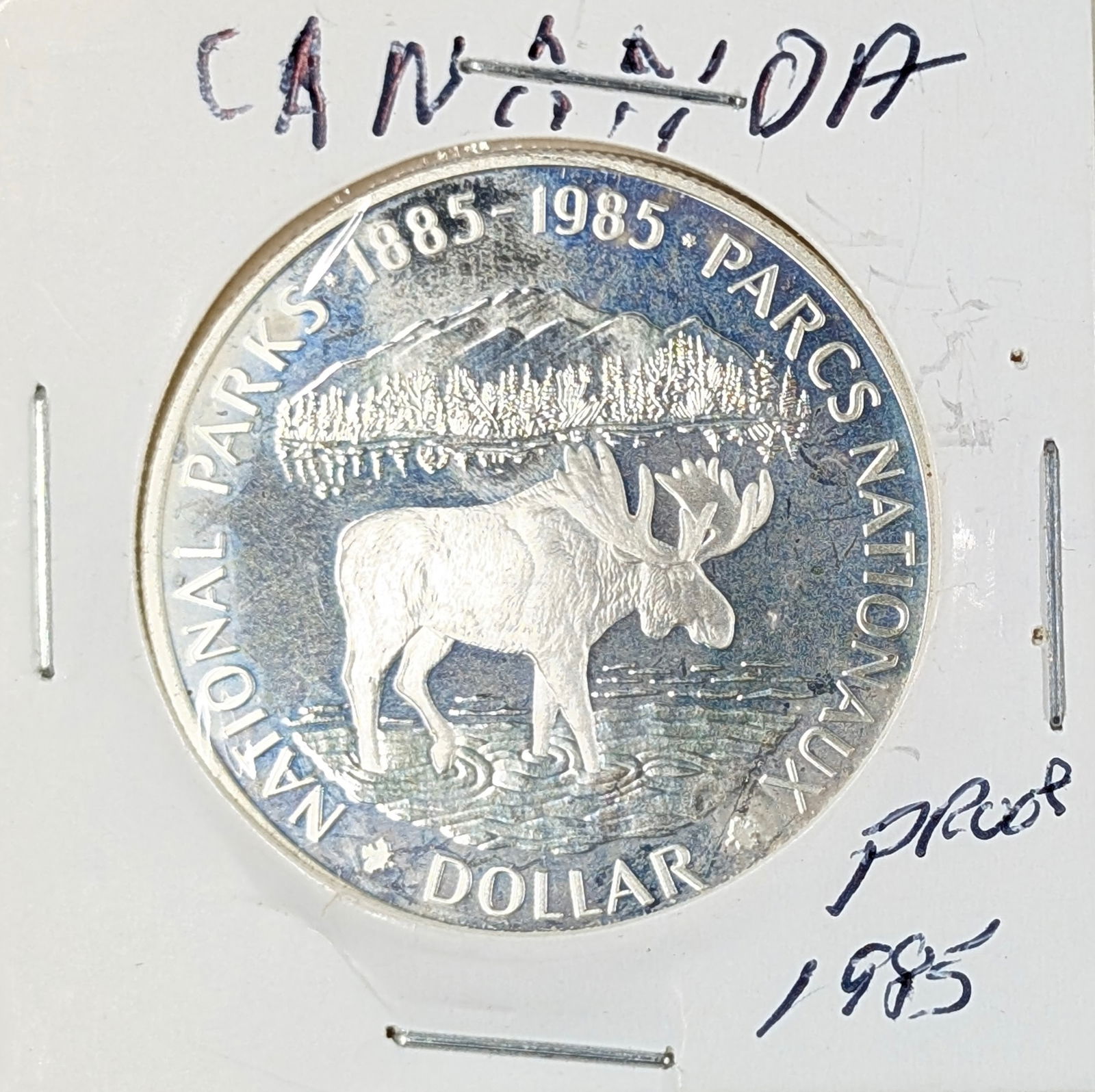 1985 Silver Canada 1 Dollar - Proof: 50% Silver 