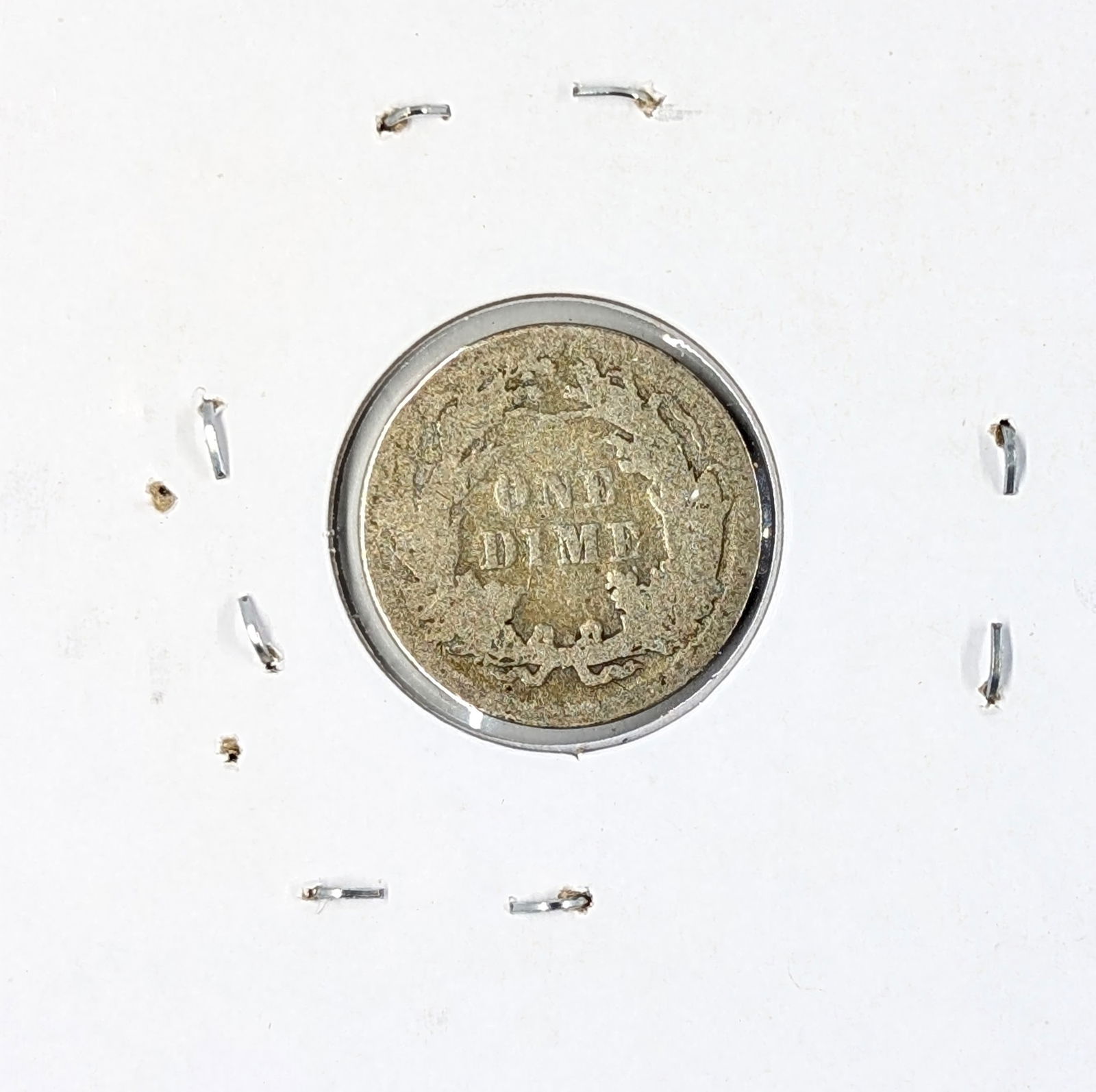 1887 Silver Seated Liberty Dime - 2