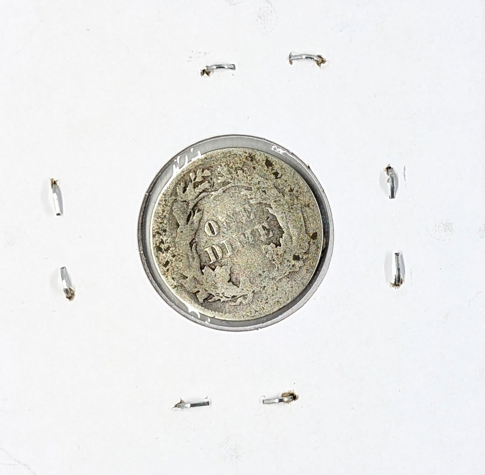 1889 Silver Seated Liberty Dime - 2
