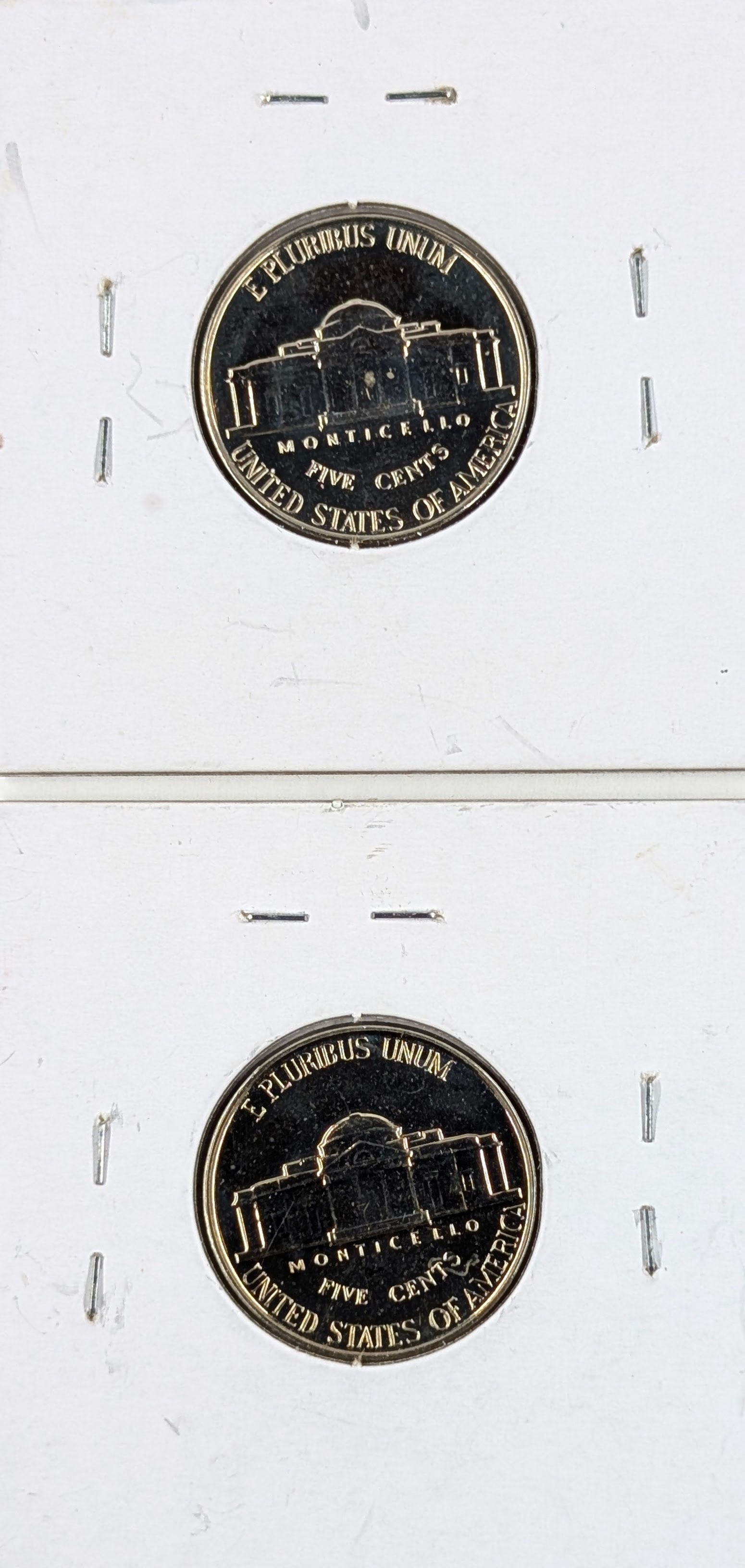 Lot of 2 Jefferson Nickels - 1956, 1957 - Both Proof - 2