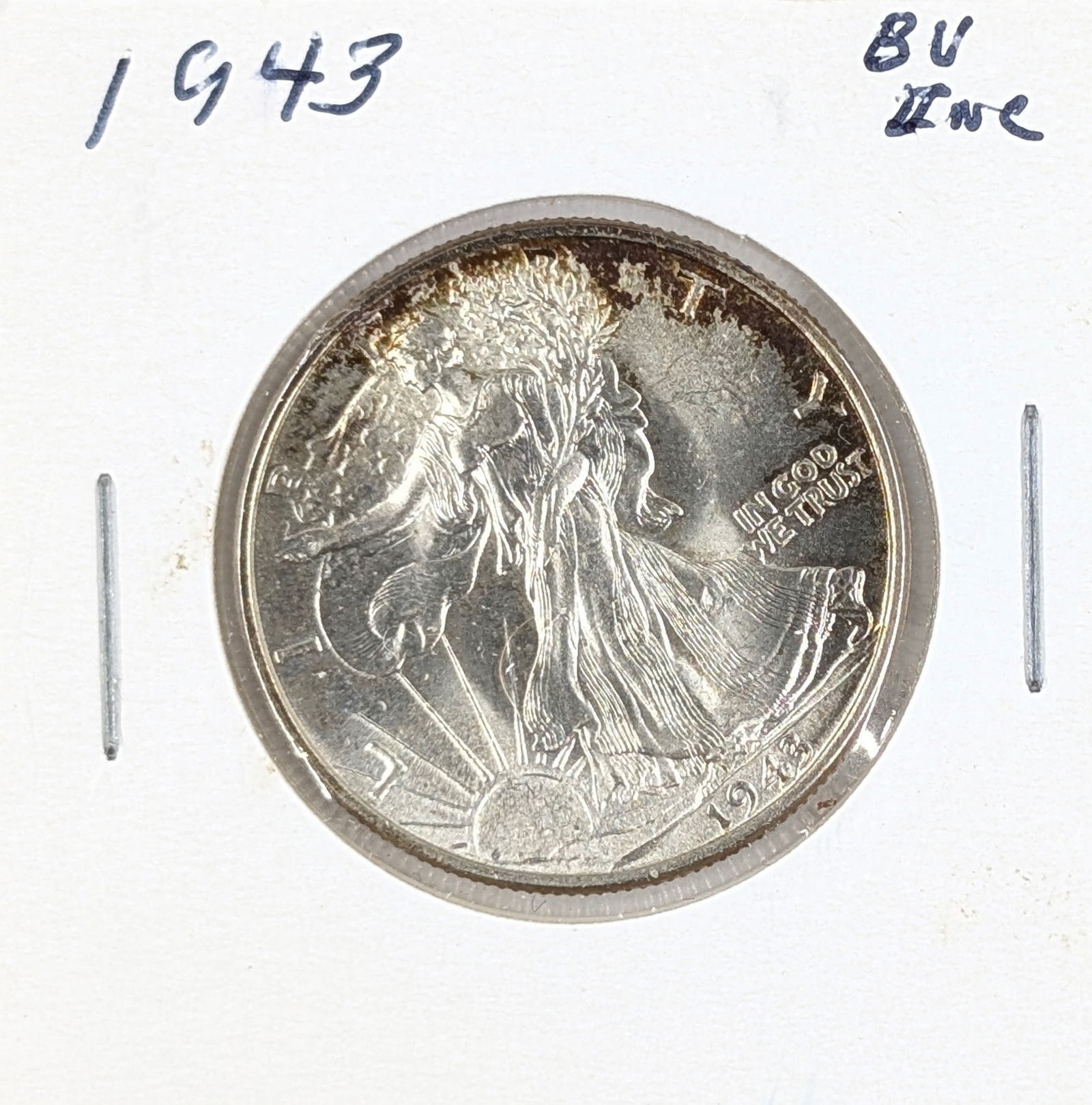 1943 Silver Walking Liberty Half Dollar - BU: Silver